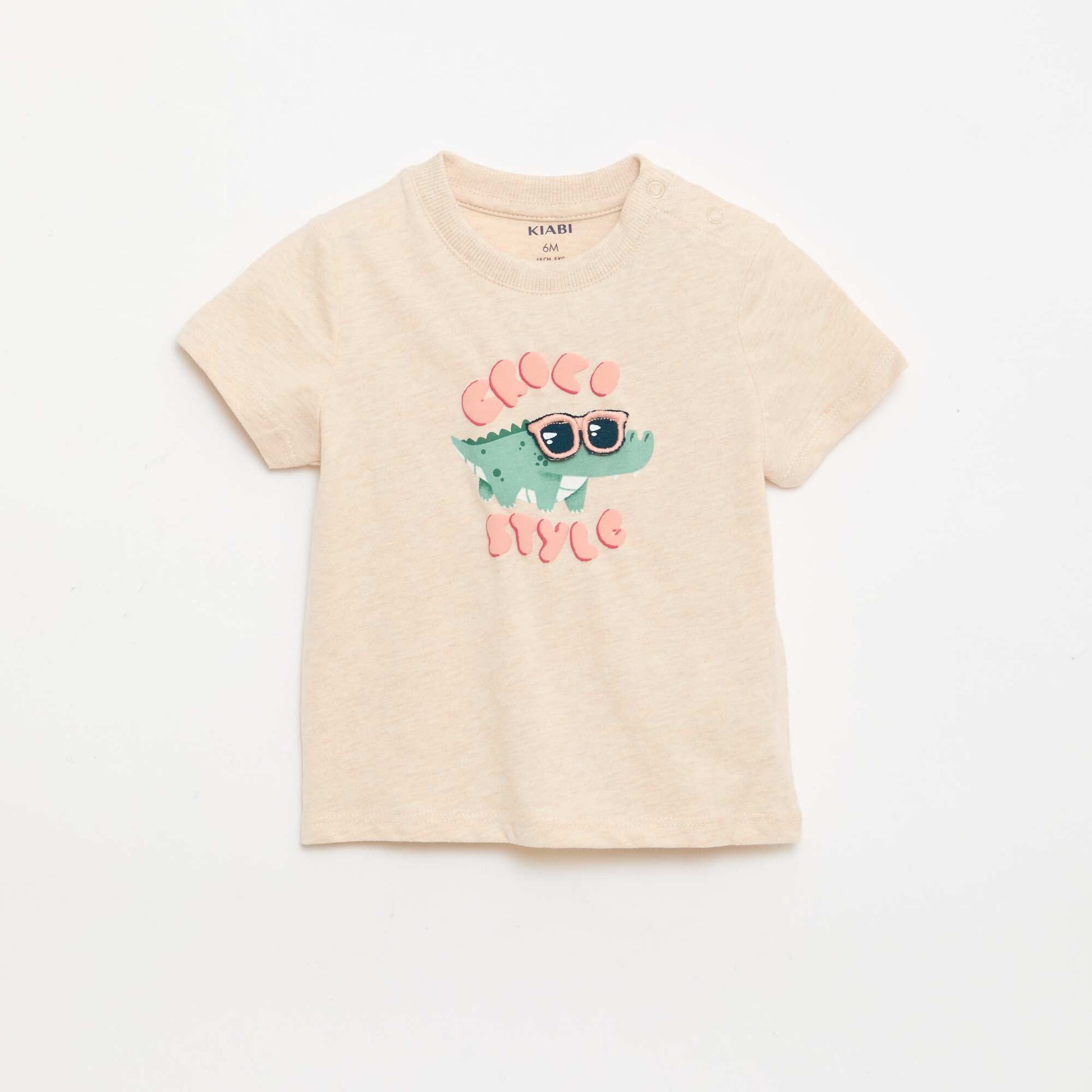 T-shirt avec imprimé animé BEIGE