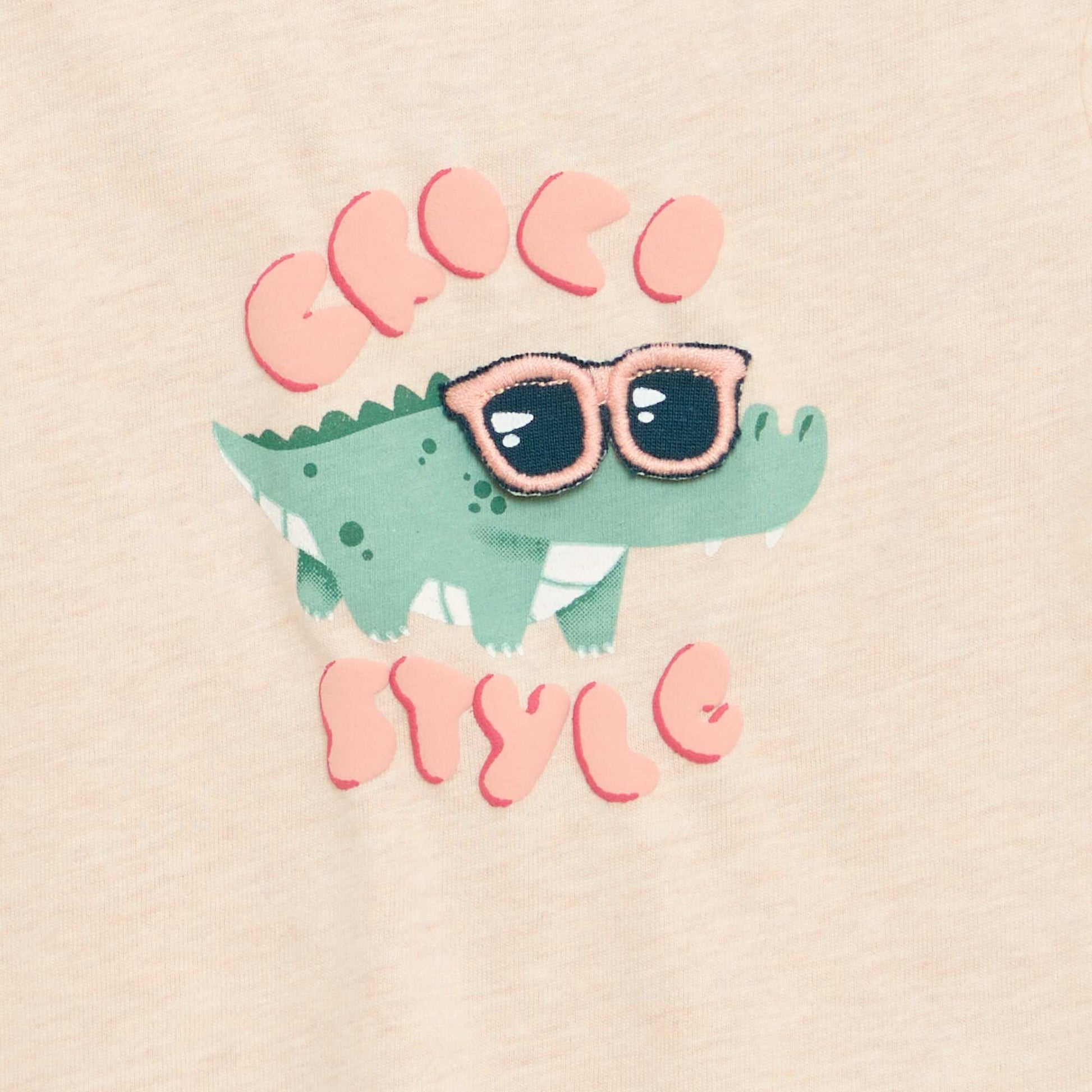 T-shirt avec imprimé animé BEIGE