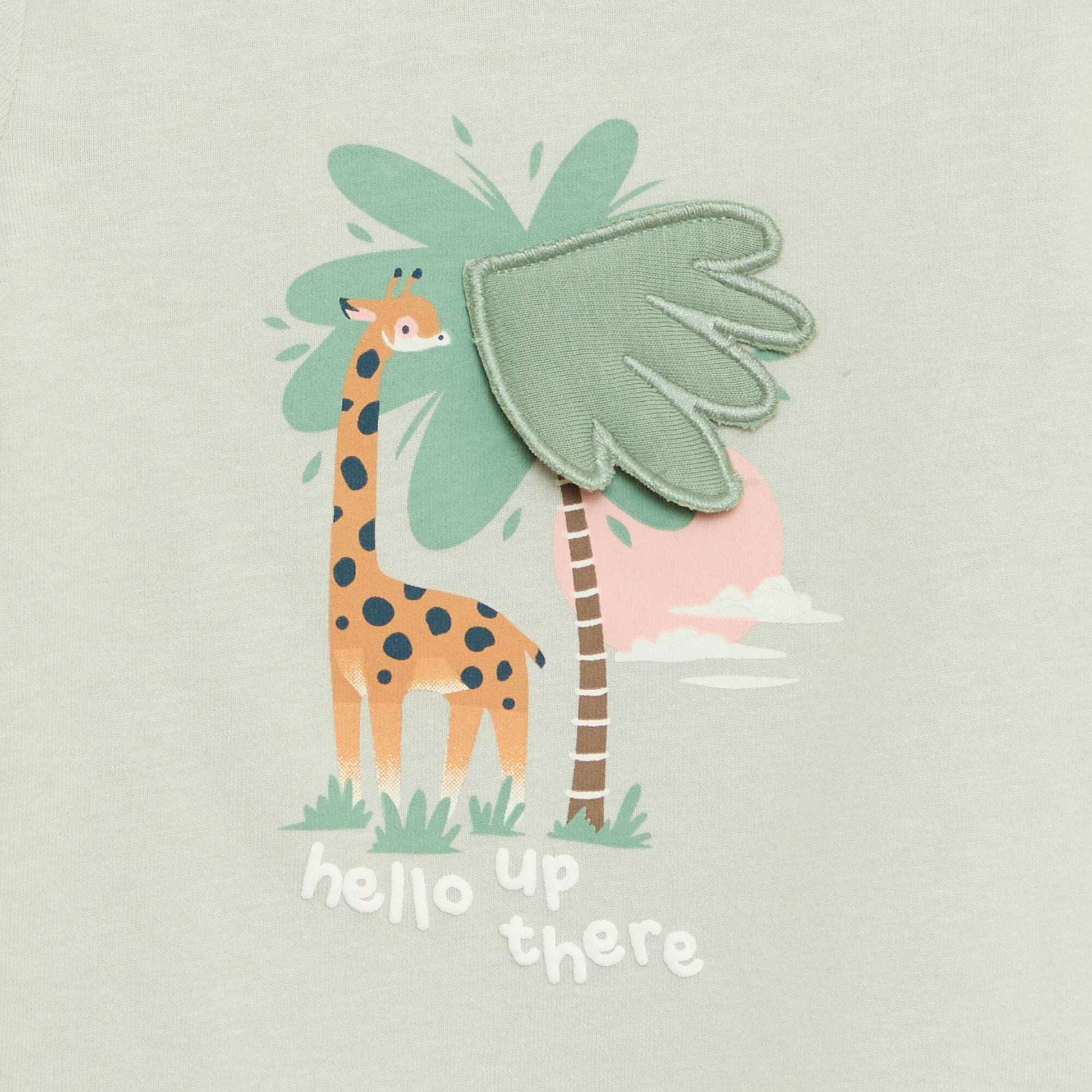 T-shirt avec imprimé animé VERT