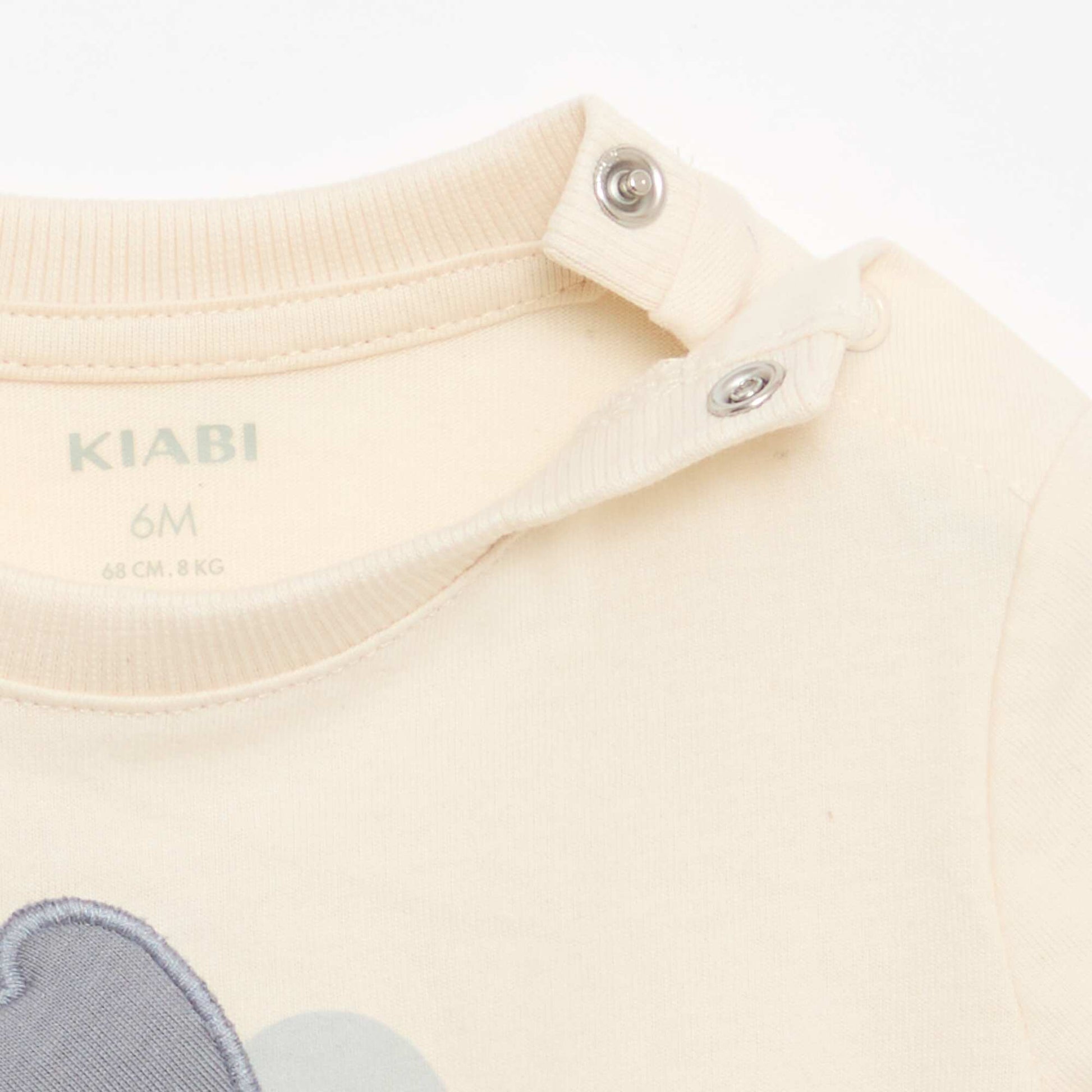 T-shirt avec imprimé animé BLANC