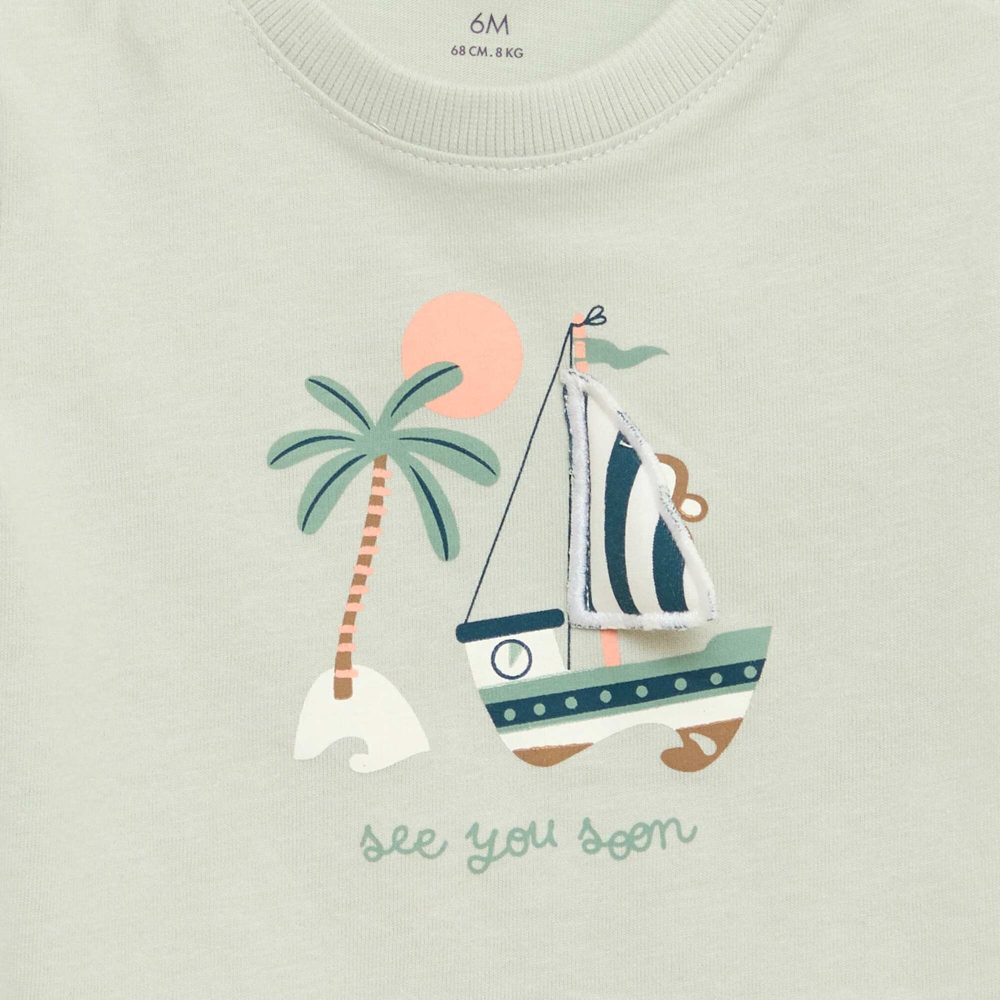 T-shirt avec imprimé animé VERT