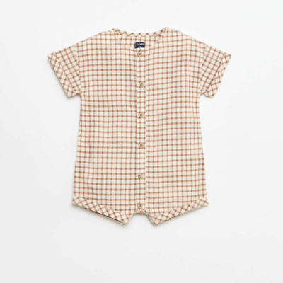 Barboteuse courte MARRON
