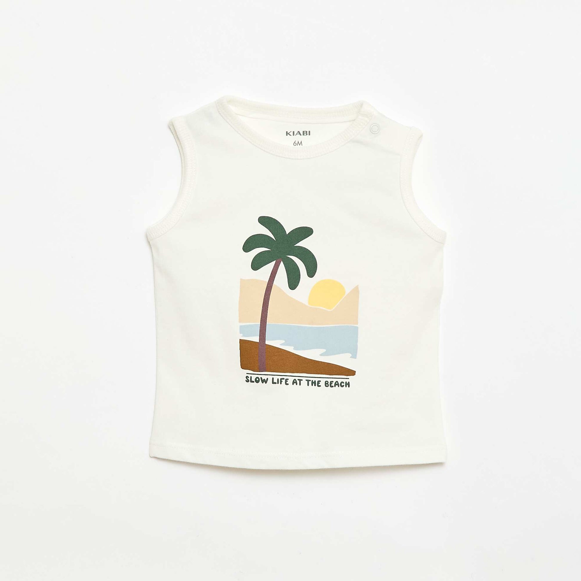 Ensemble 2 pièces débardeur + short BLANC
