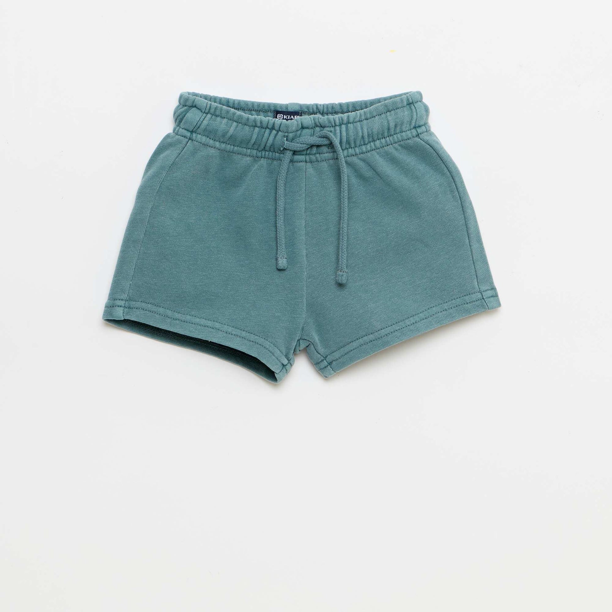 Ensemble 2 pièces tee-shirt brodé + short BLEU