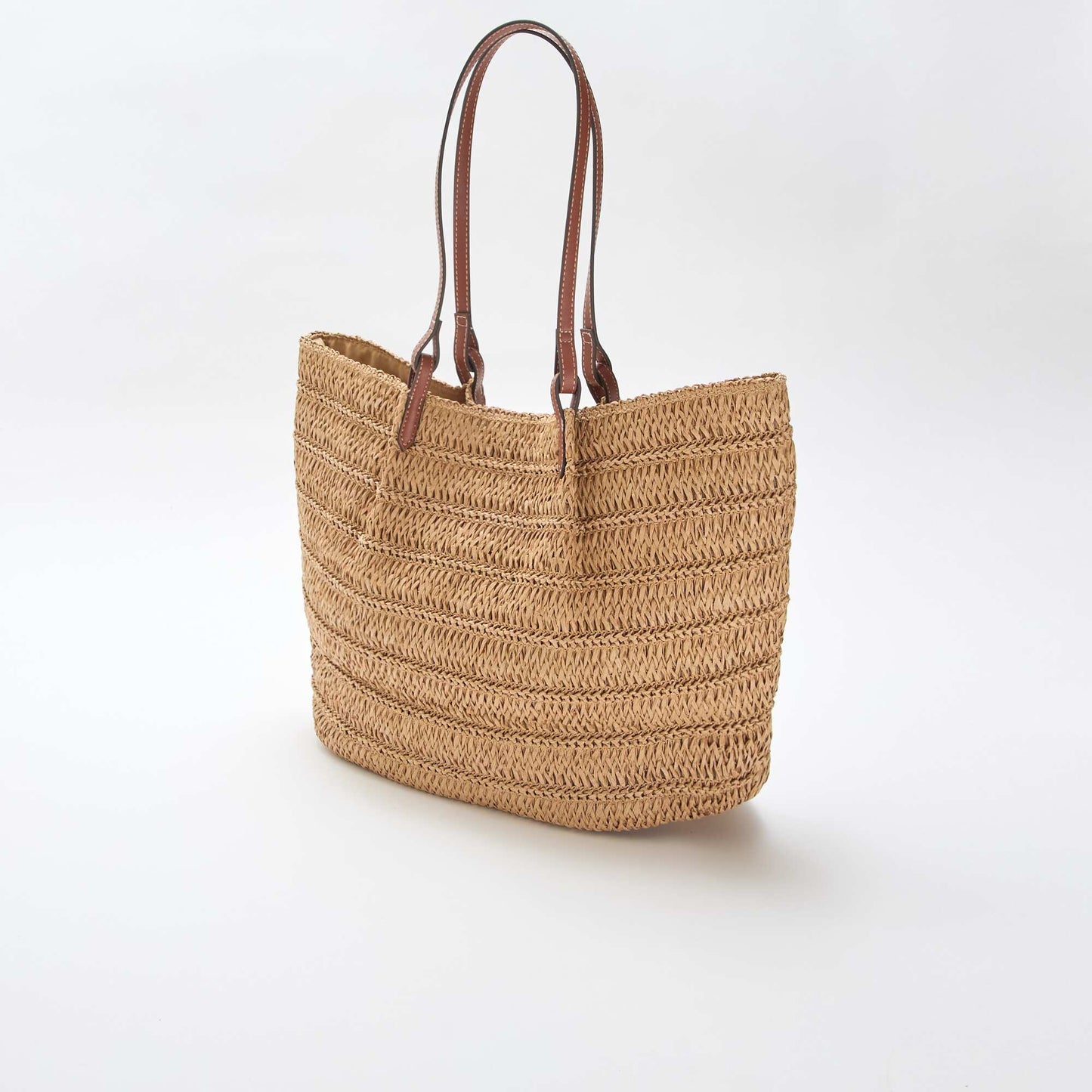 Sac cabas en paille BEIGE