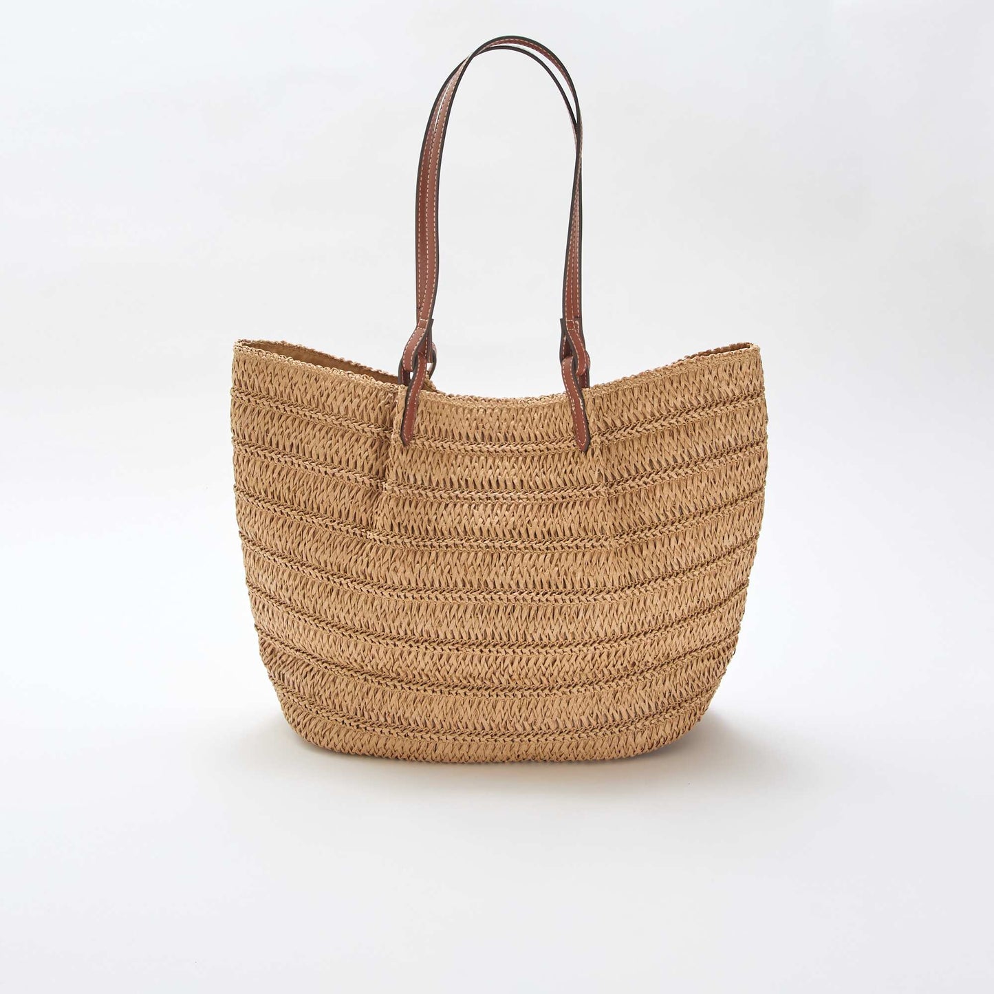 Sac cabas en paille BEIGE