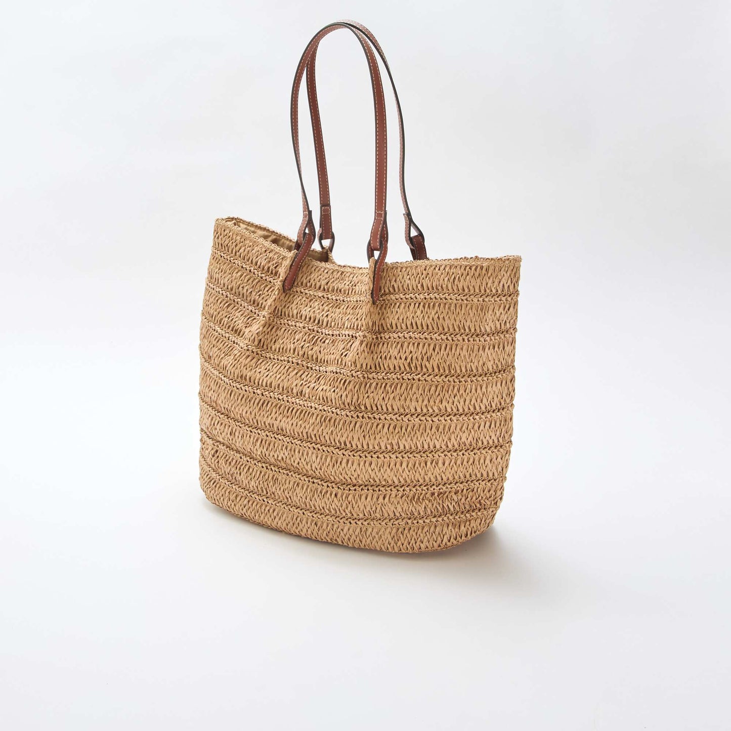 Sac cabas en paille BEIGE