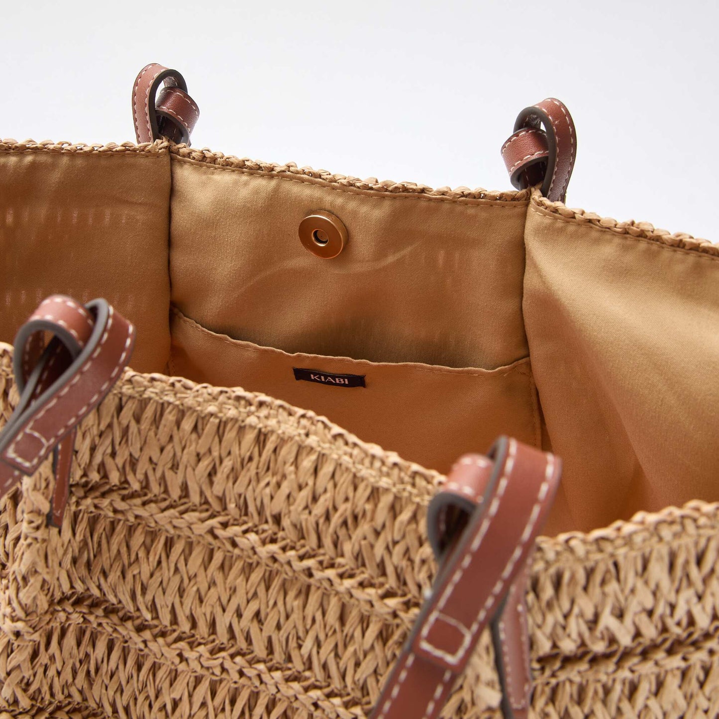 Sac cabas en paille BEIGE