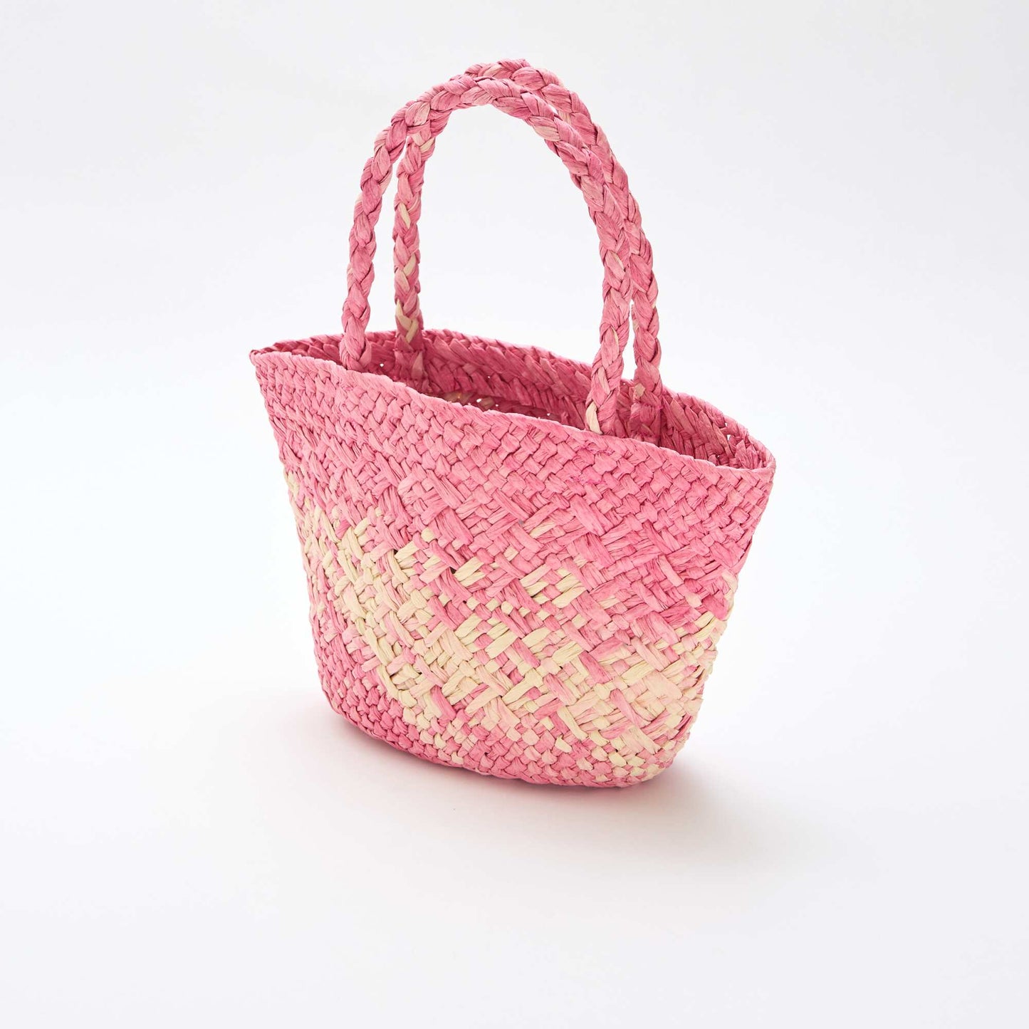 Sac en papier tressé ROSE