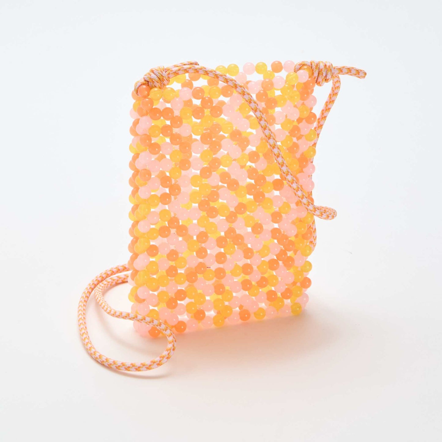 Pochette de téléphone en perles ORANGE