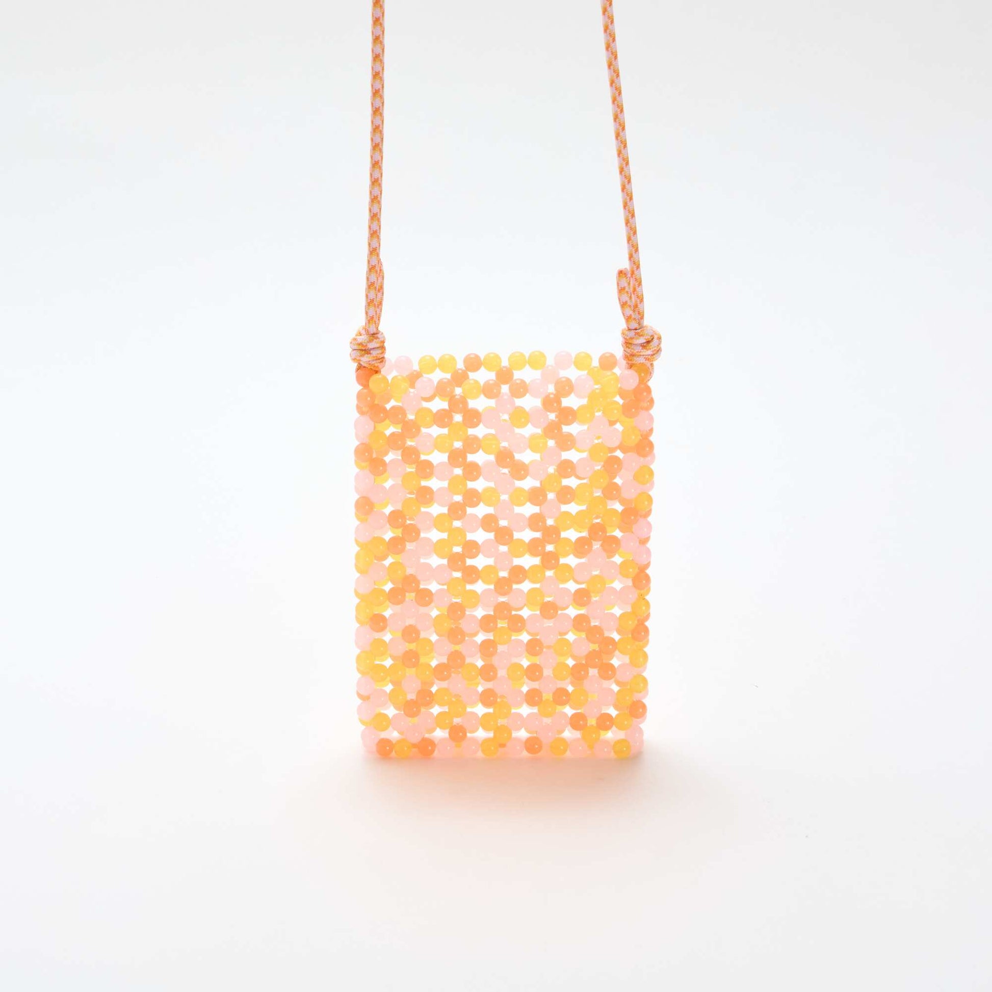 Pochette de téléphone en perles ORANGE