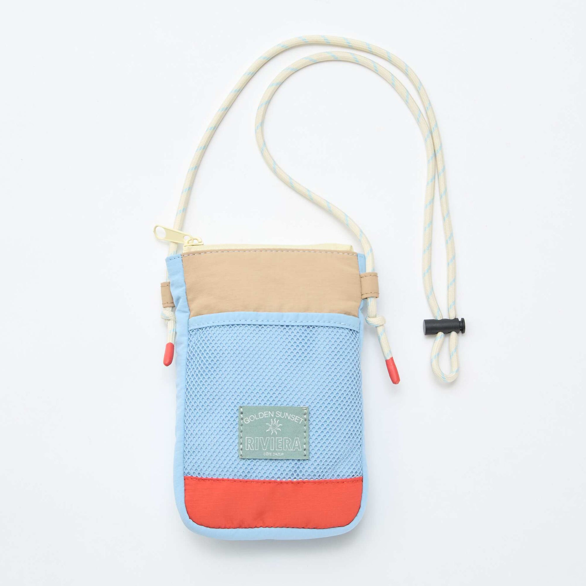 Pochette téléphone en tissu BLEU