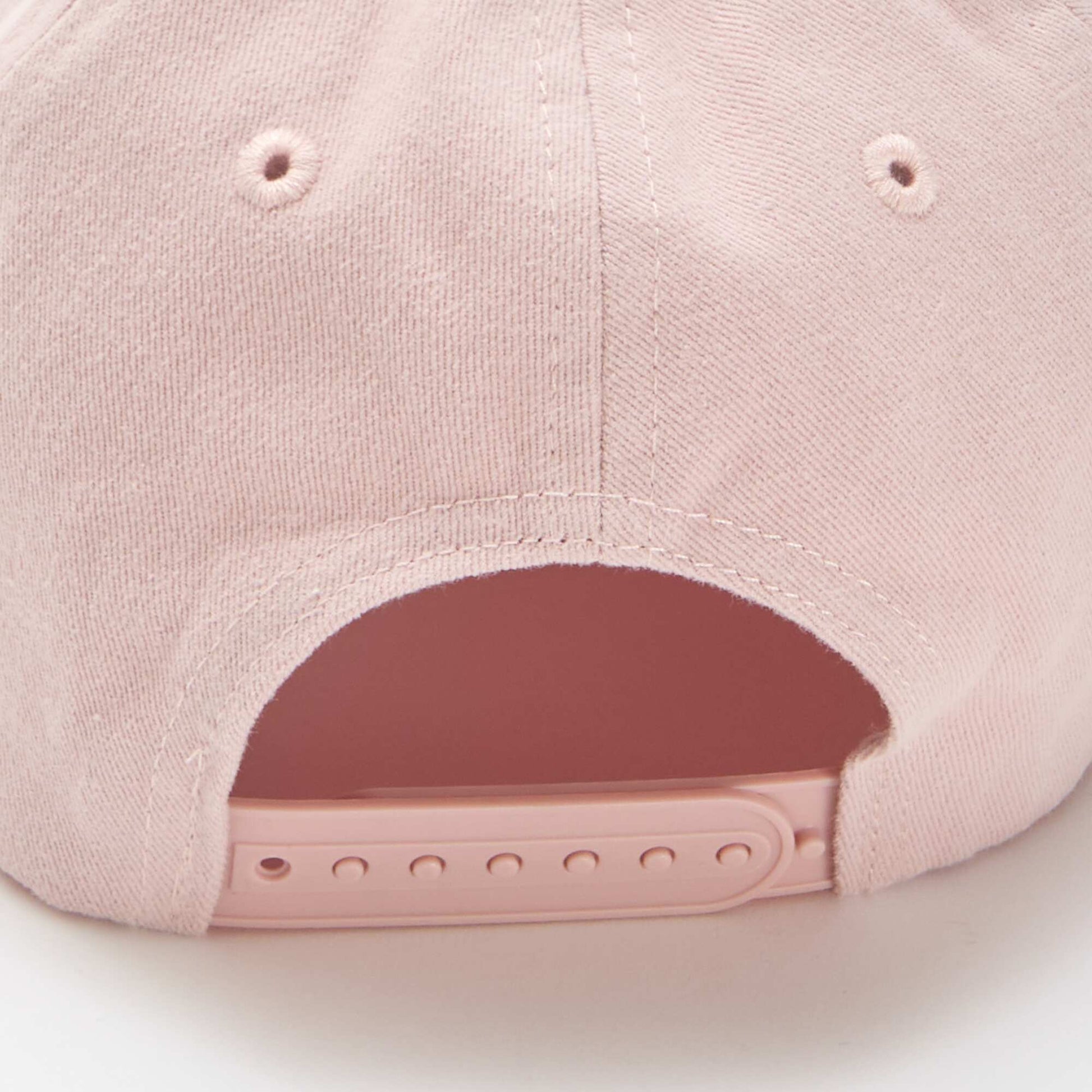 Casquette baseball en coton ROSE