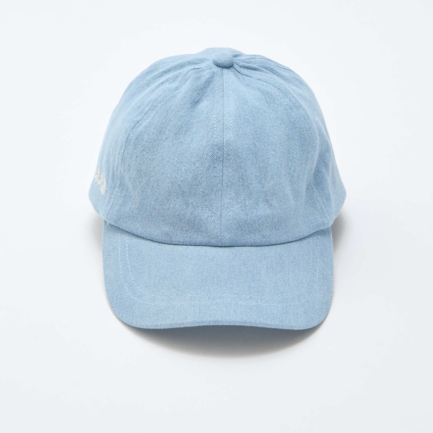 Casquette avec nœud fantaisie à la base BLEU