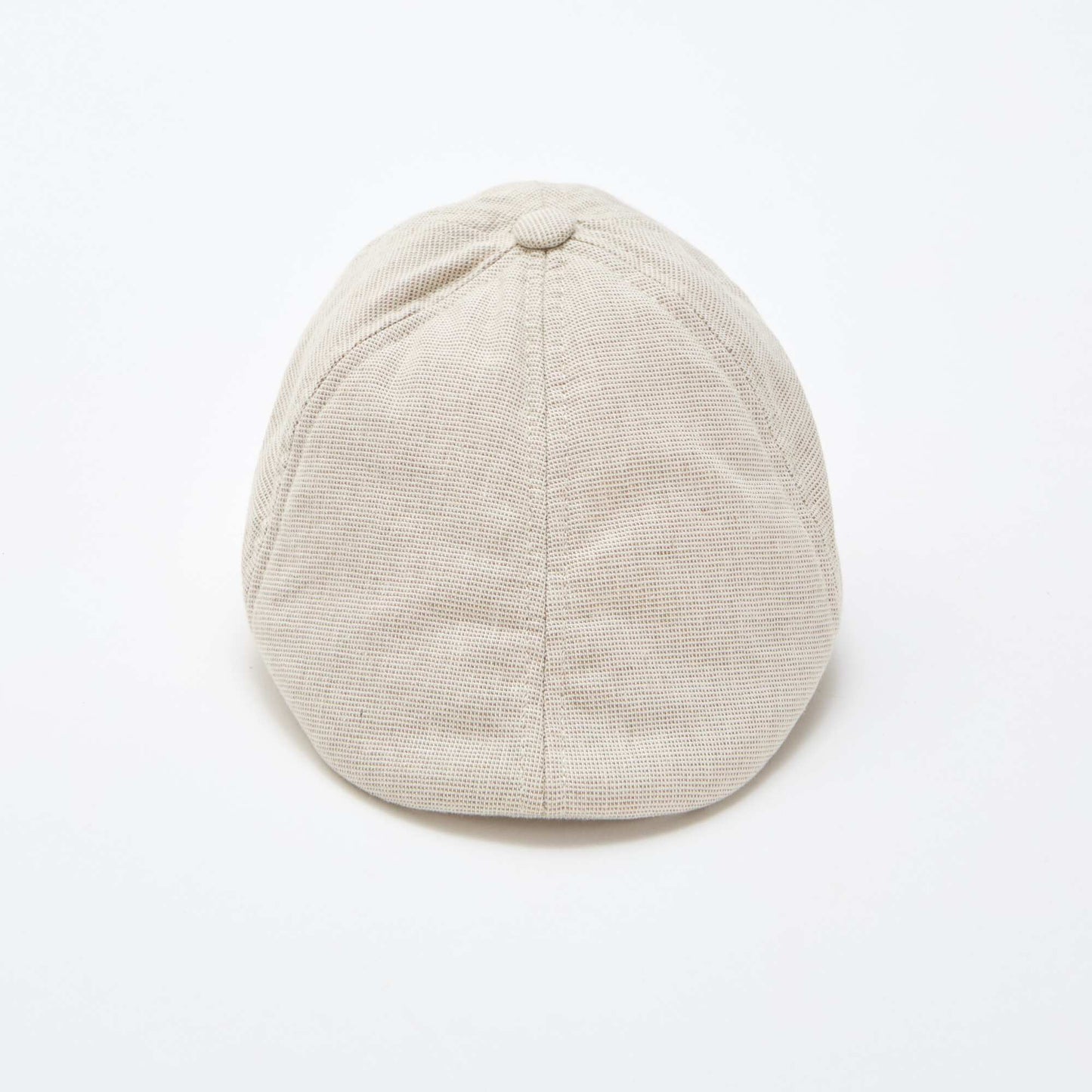 Gavroche en coton et lin uni BEIGE