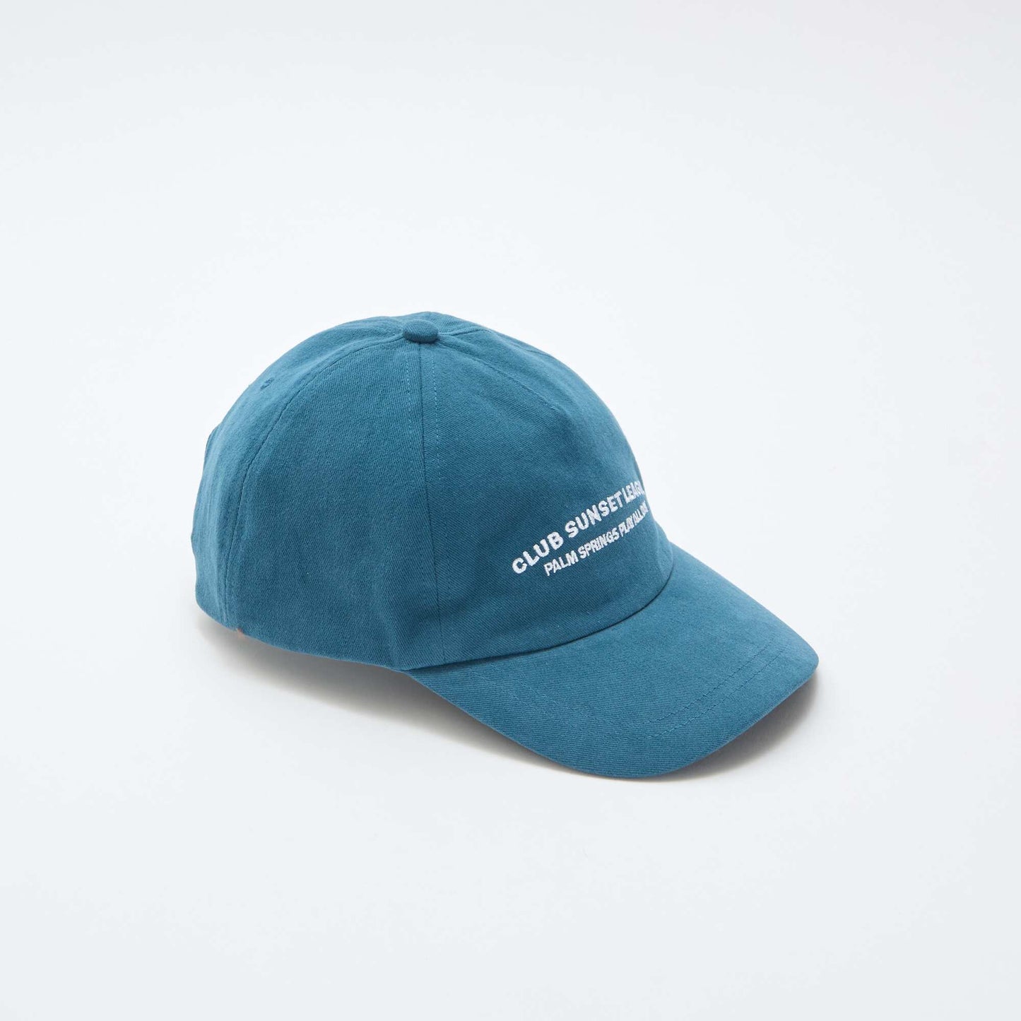 Casquette baseball en coton BLEU