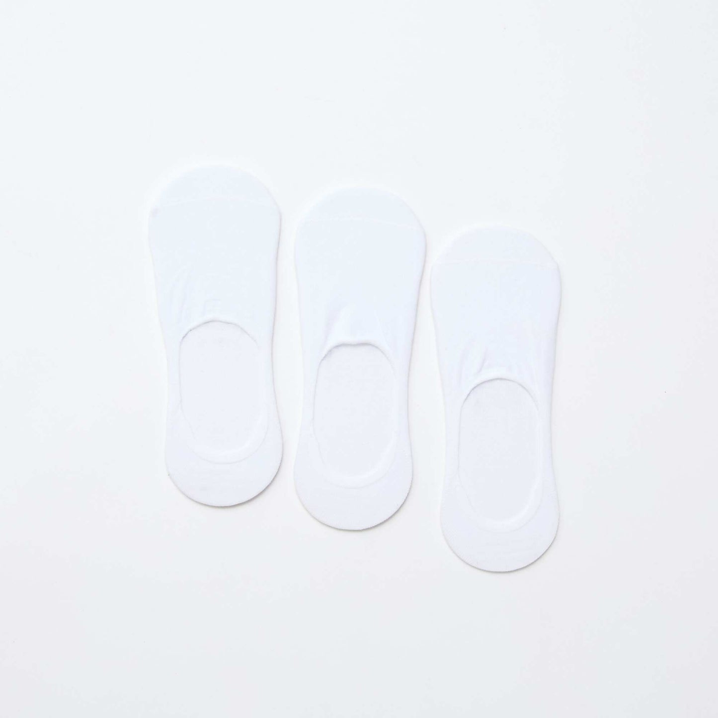 Lot de 3 paires de chaussettes en coton uni GRIS