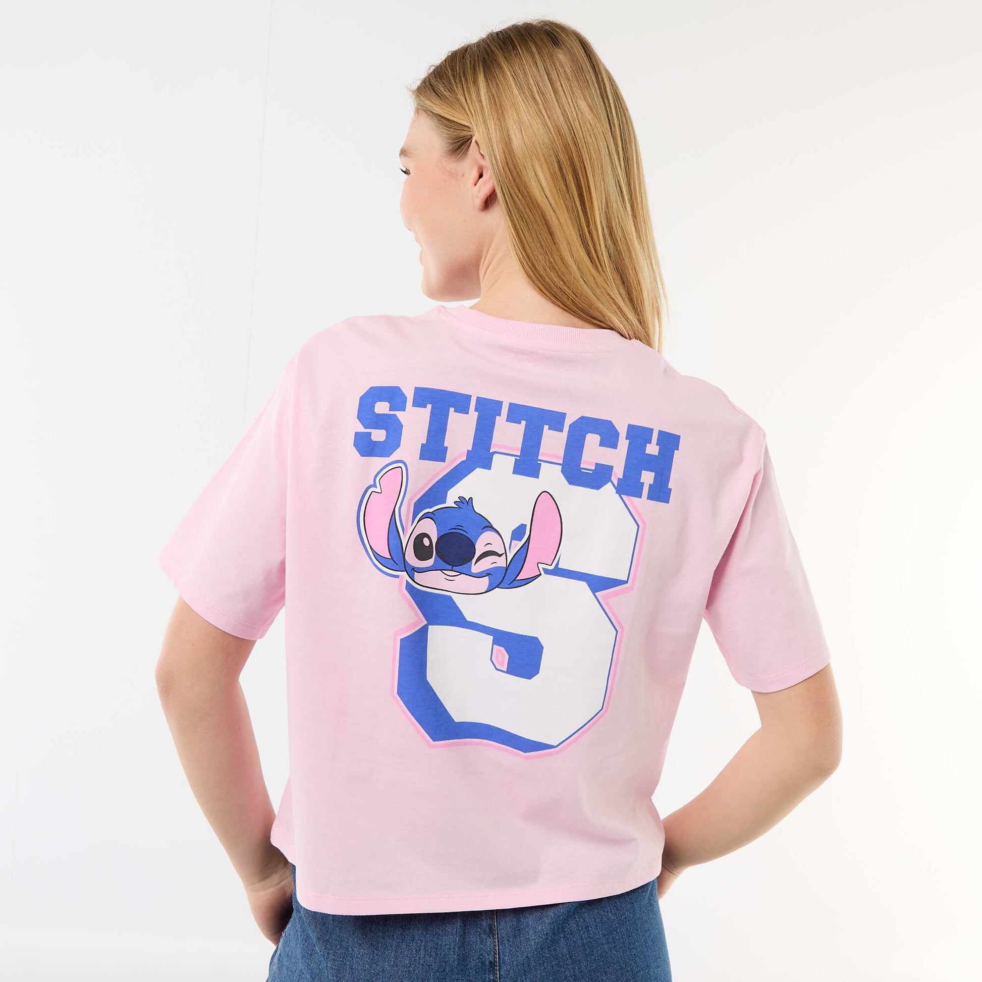 Tee-shirt imprimé 'Stitch' ROSE