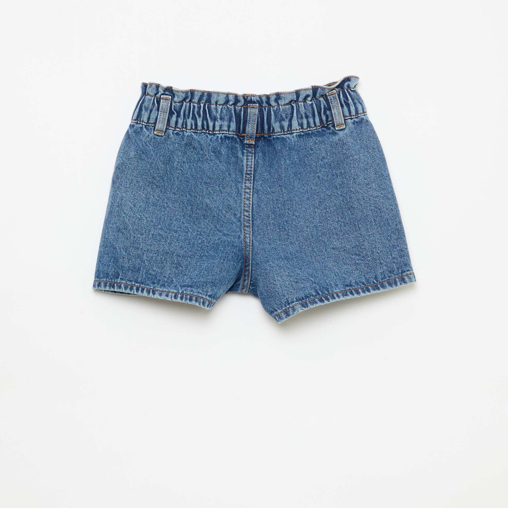 Short en jean paper bag BLEU