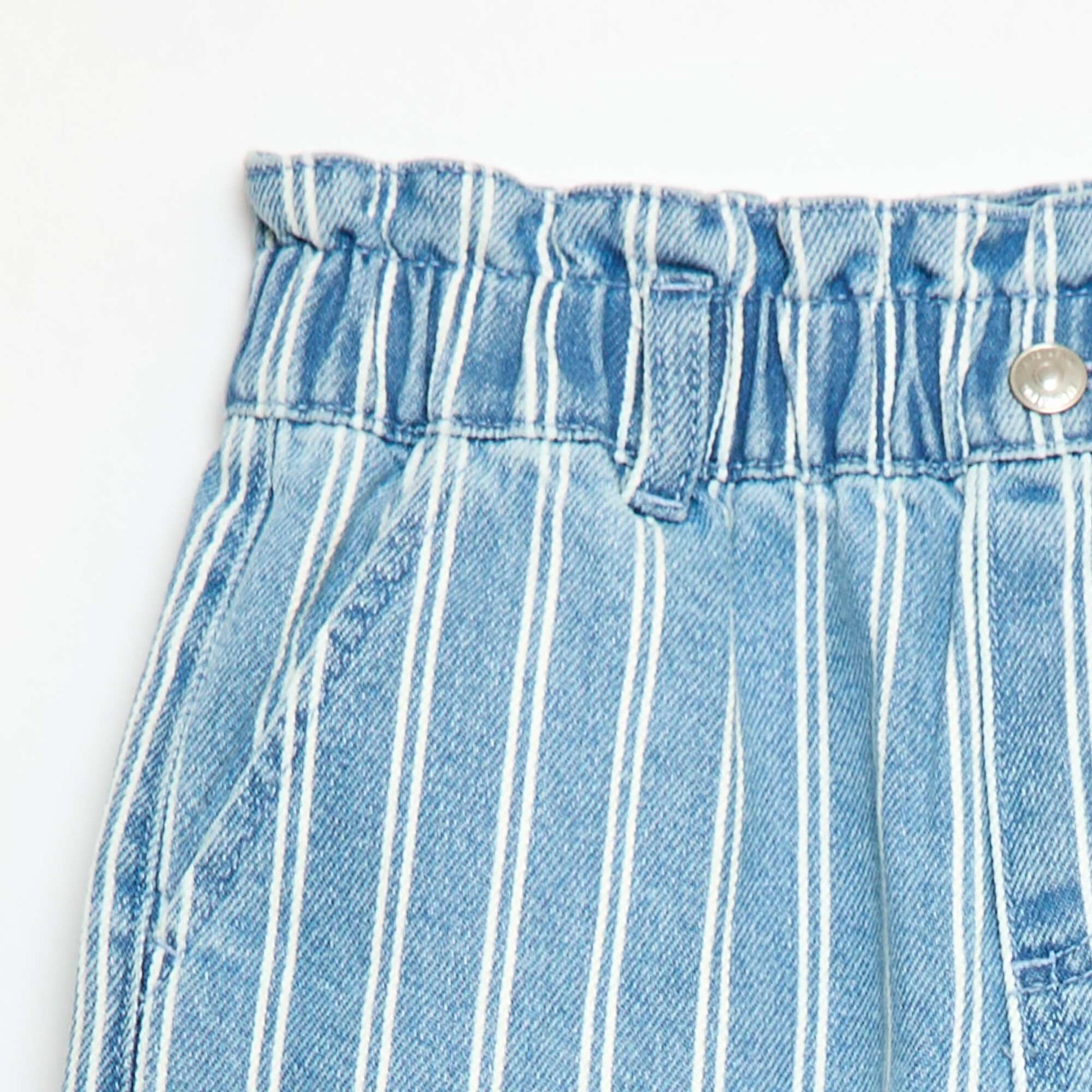 Short en jean paper bag BLEU