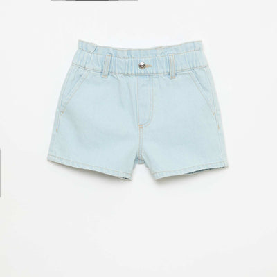 Short en jean paper bag BLEU