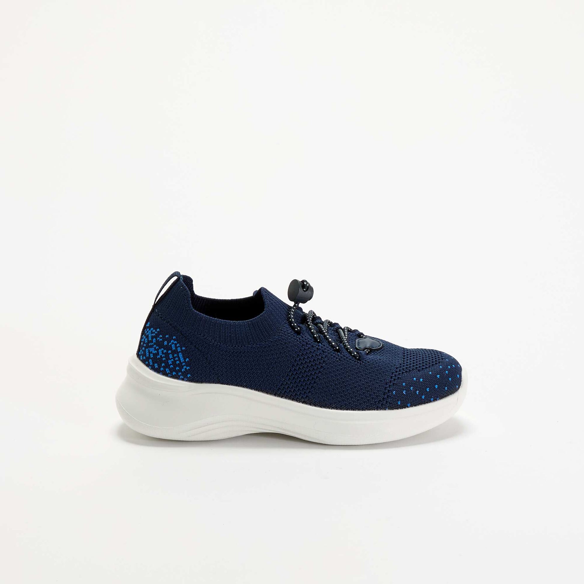Baskets de sport en mesh avec lacets + stoppers BLEU