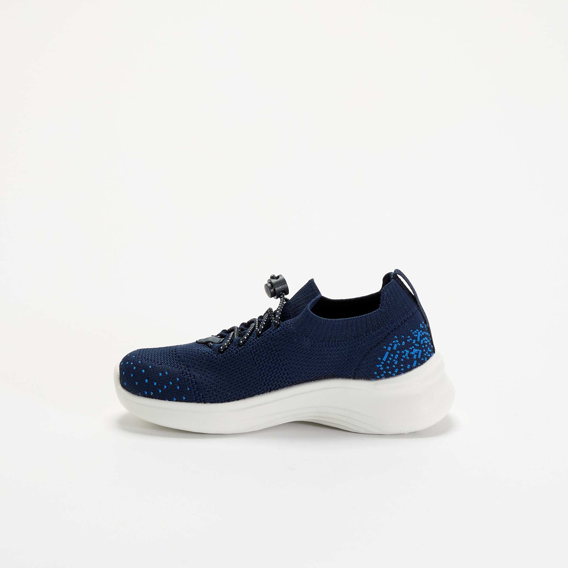 Baskets de sport en mesh avec lacets + stoppers BLEU