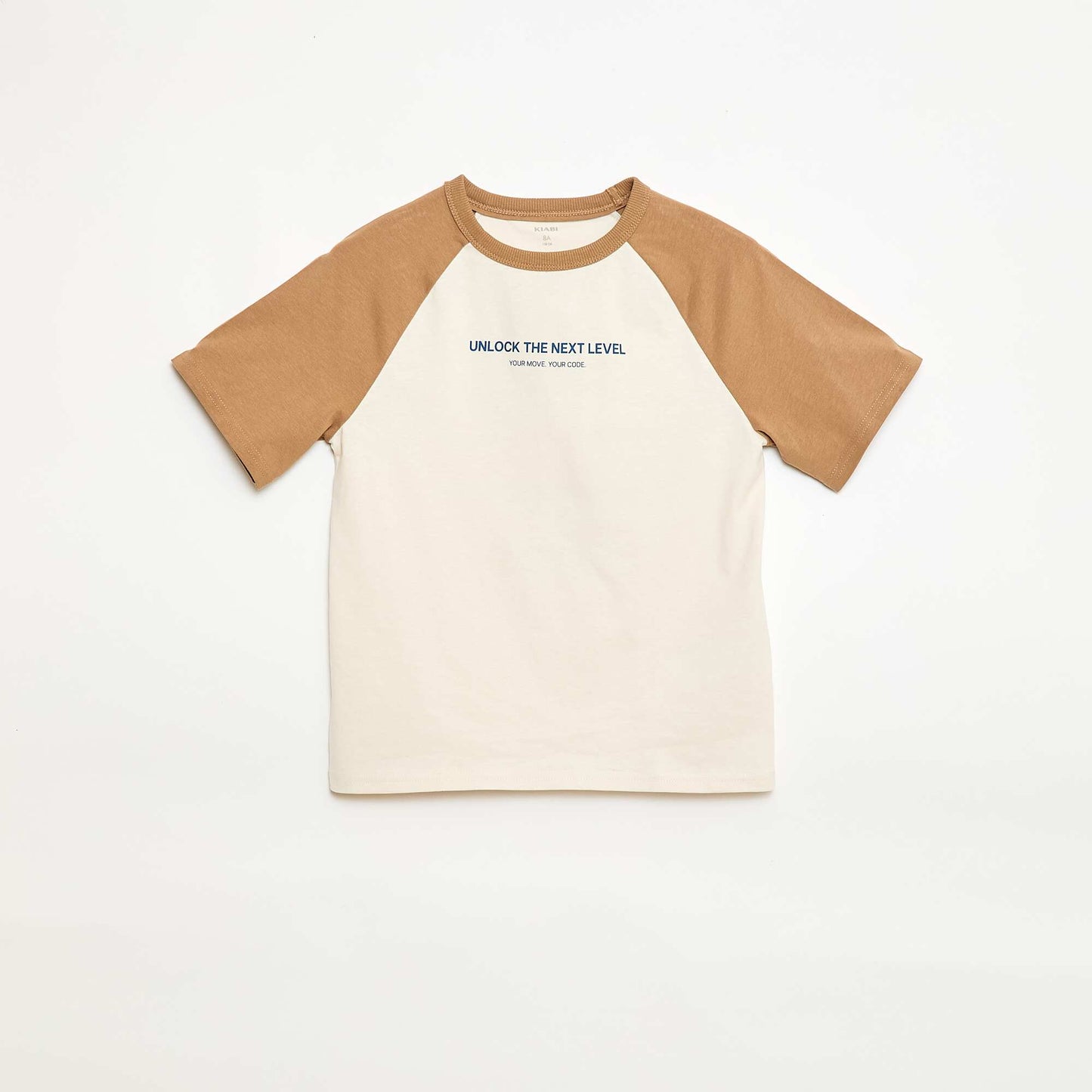 T-shirt imprimé à message BLANC