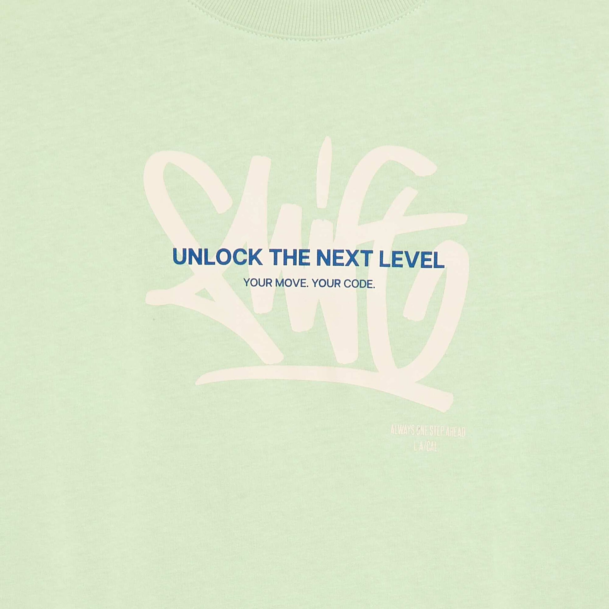 T-shirt oversize fantaisie VERT