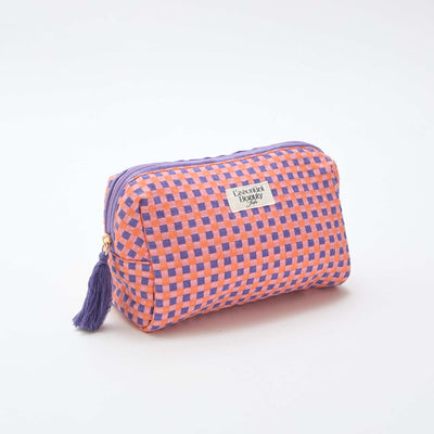 Trousse imprimée et zippée VIOLET