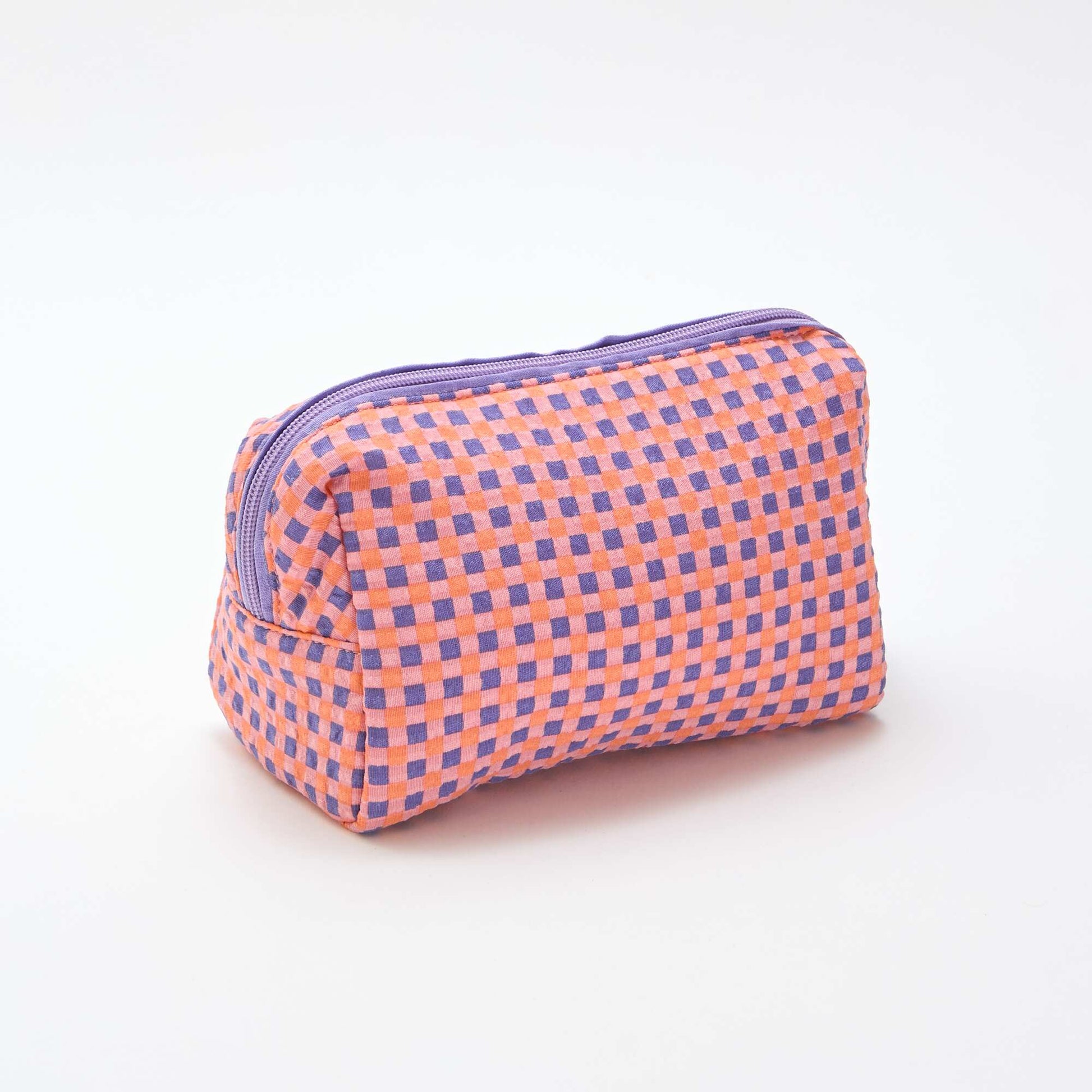 Trousse imprimée et zippée VIOLET