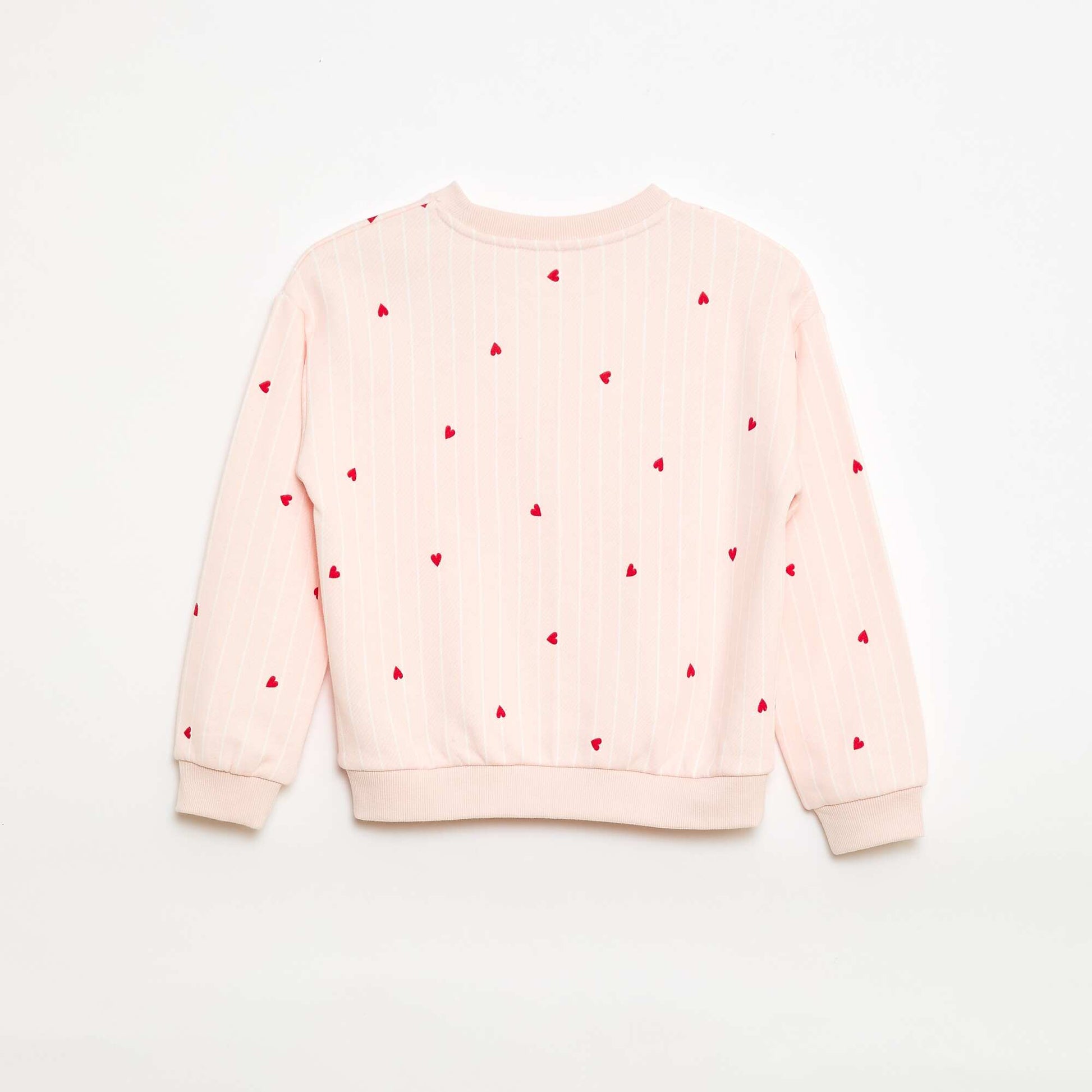 Sweat en molleton léger imprimé ROSE