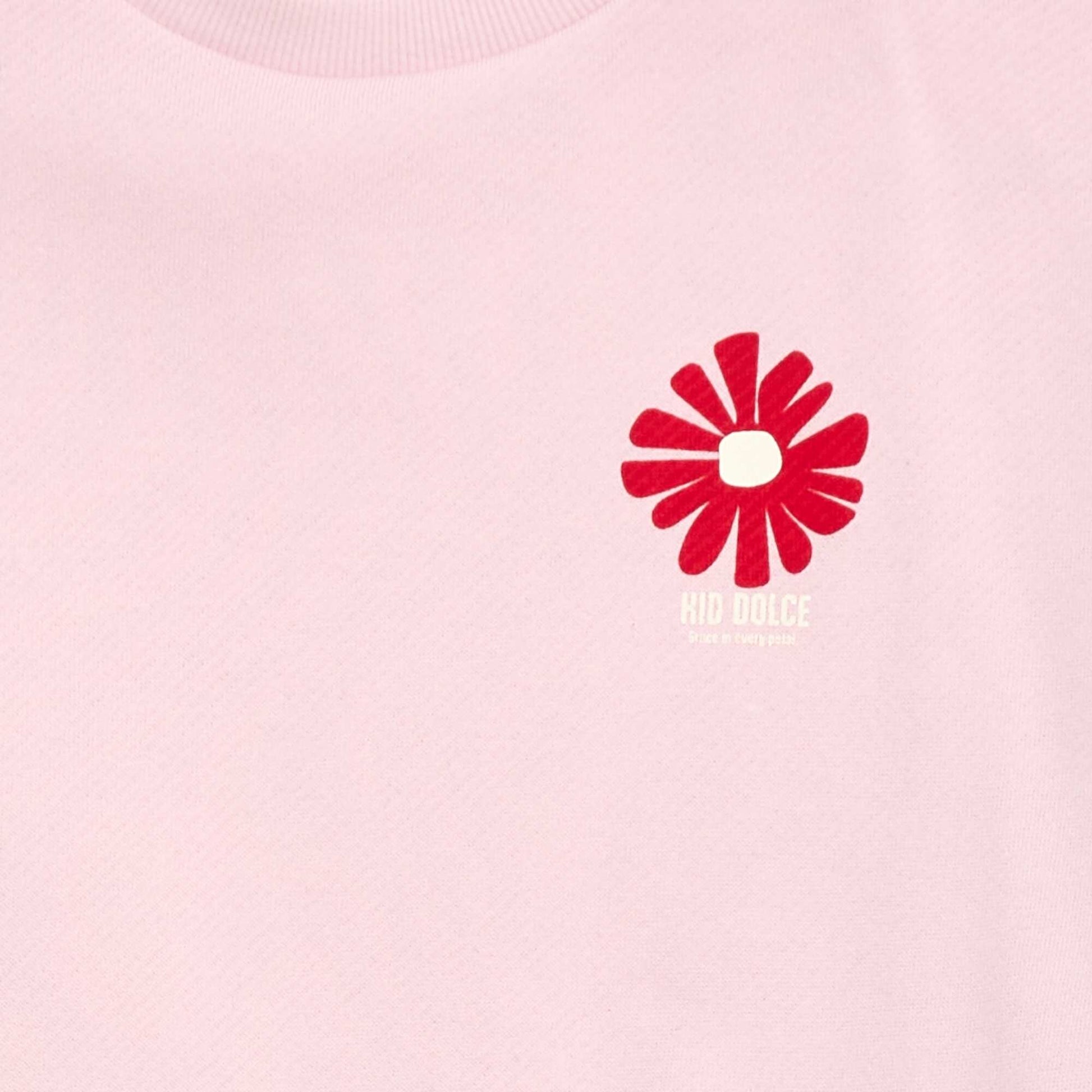 Sweat en molleton léger imprimé ROSE