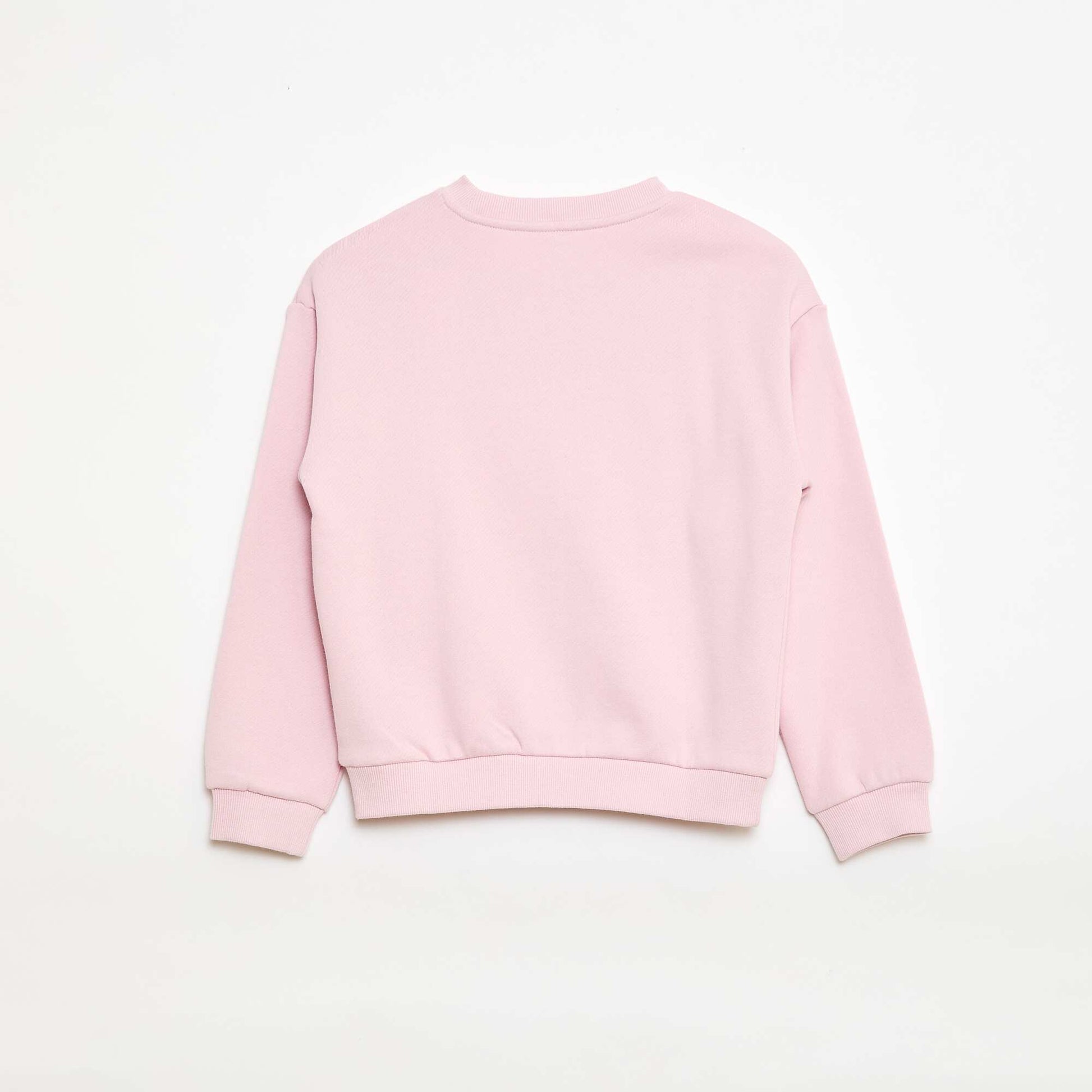 Sweat en molleton léger imprimé ROSE