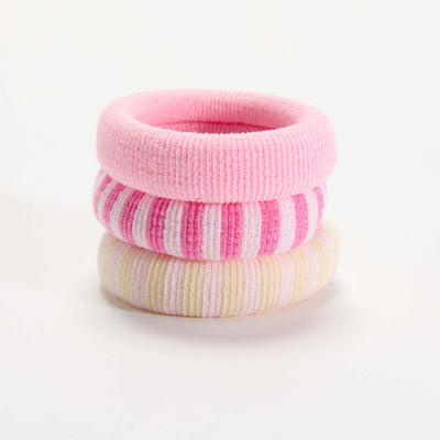 Lot de 3 élastiques mousse ROSE