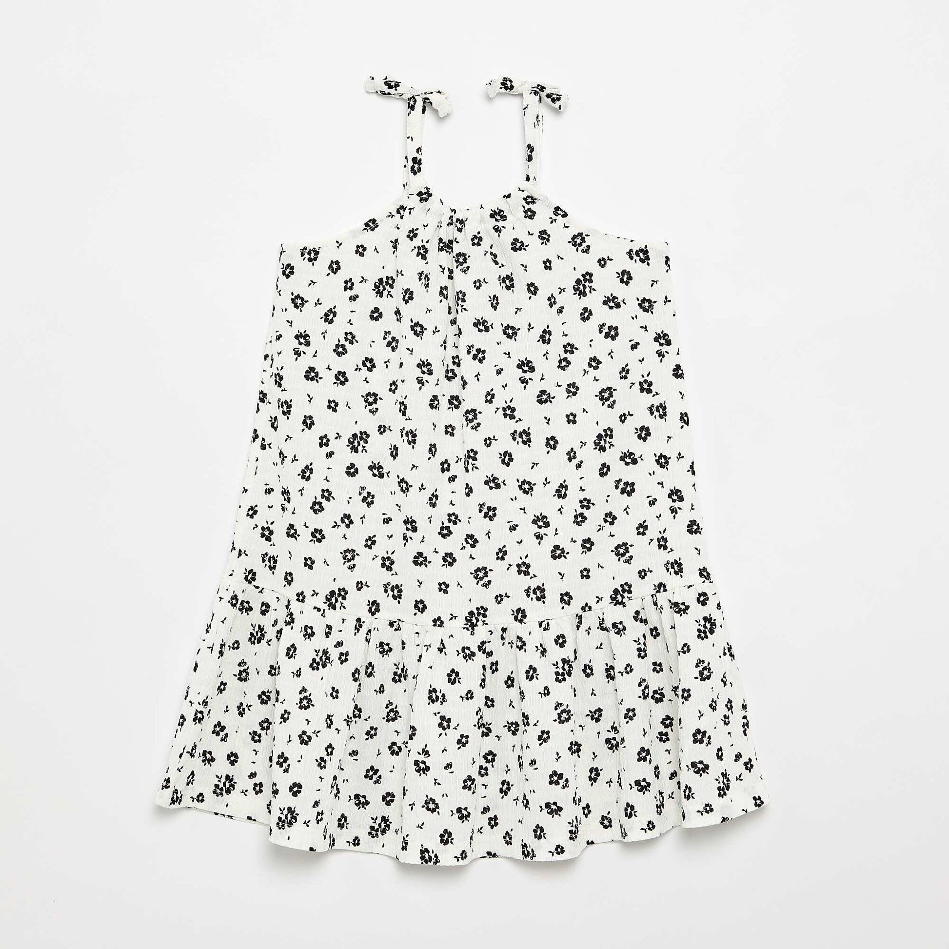 Robe en maille crêpe BLANC