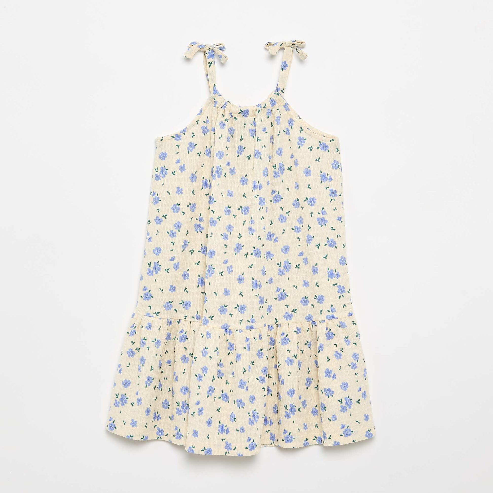 Robe en maille crêpe BEIGE
