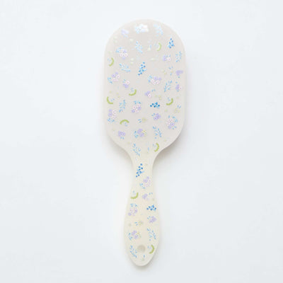 Brosse carrée imprimée JAUNE