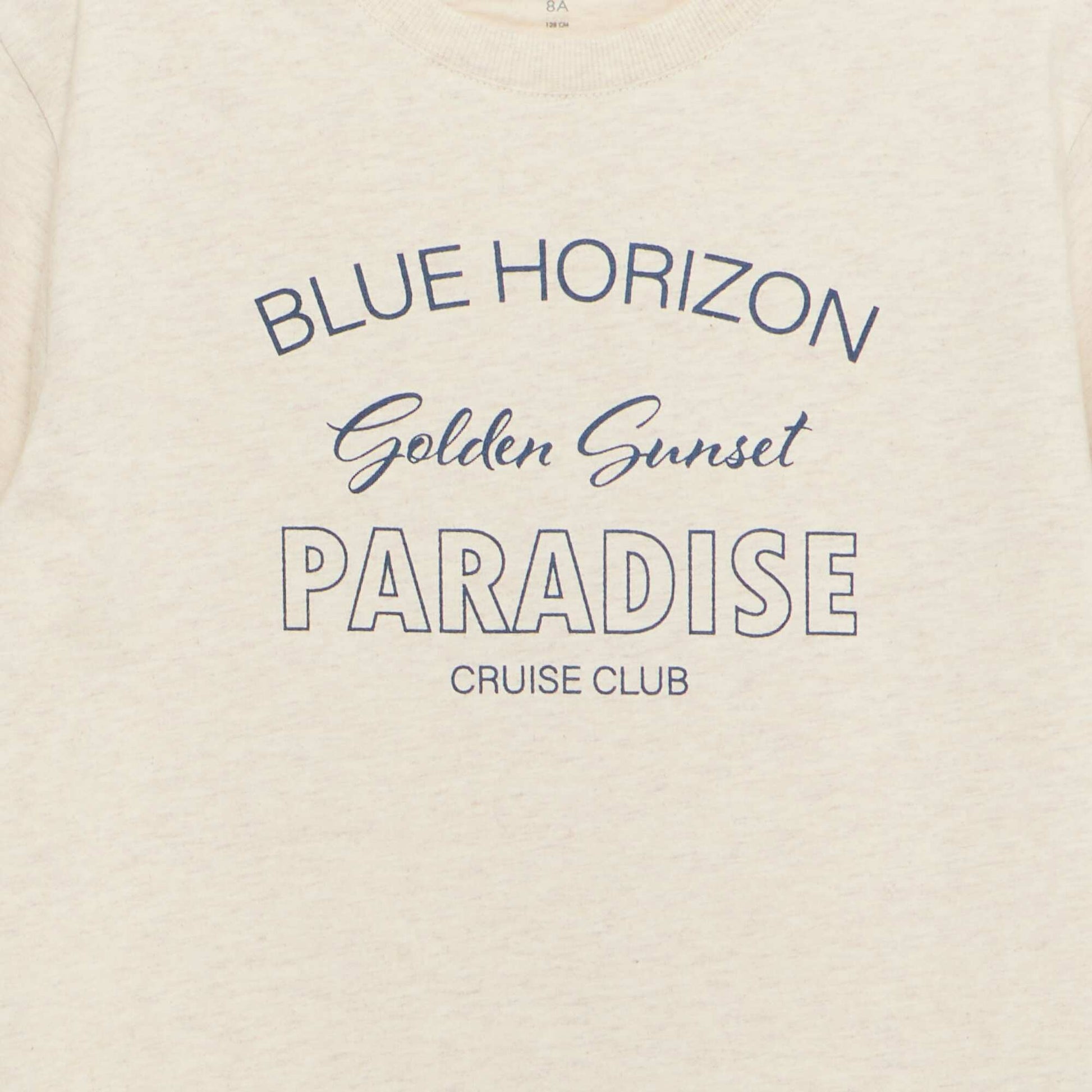 T-shirt à manches courtes imprimé BEIGE