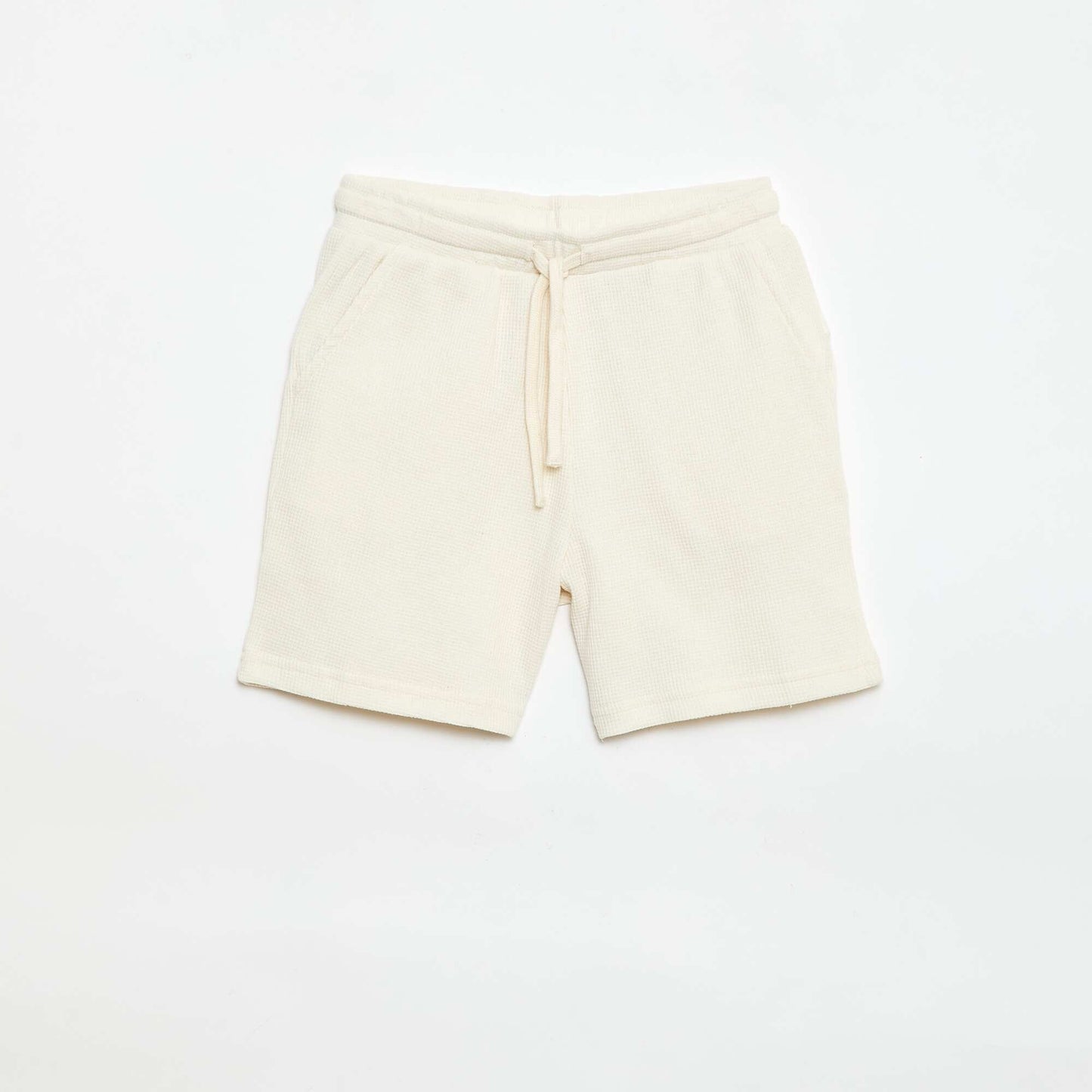 Short en nid d'abeilles BEIGE