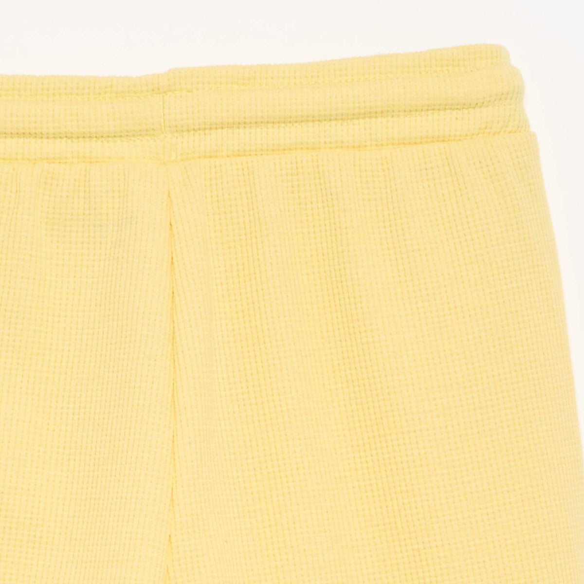 Short en nid d'abeilles JAUNE