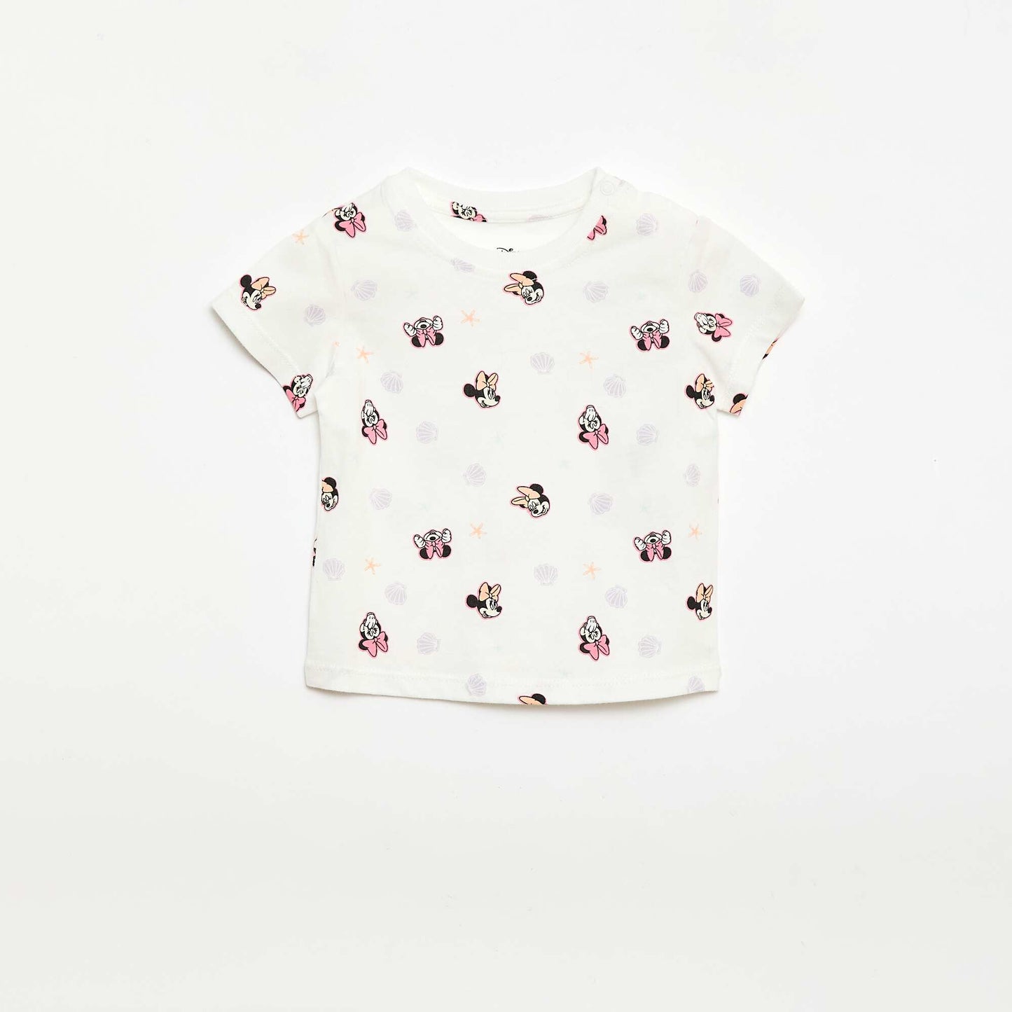 Ensemble t-shirt + combishort 'Disney' 'Mickey' BLANC