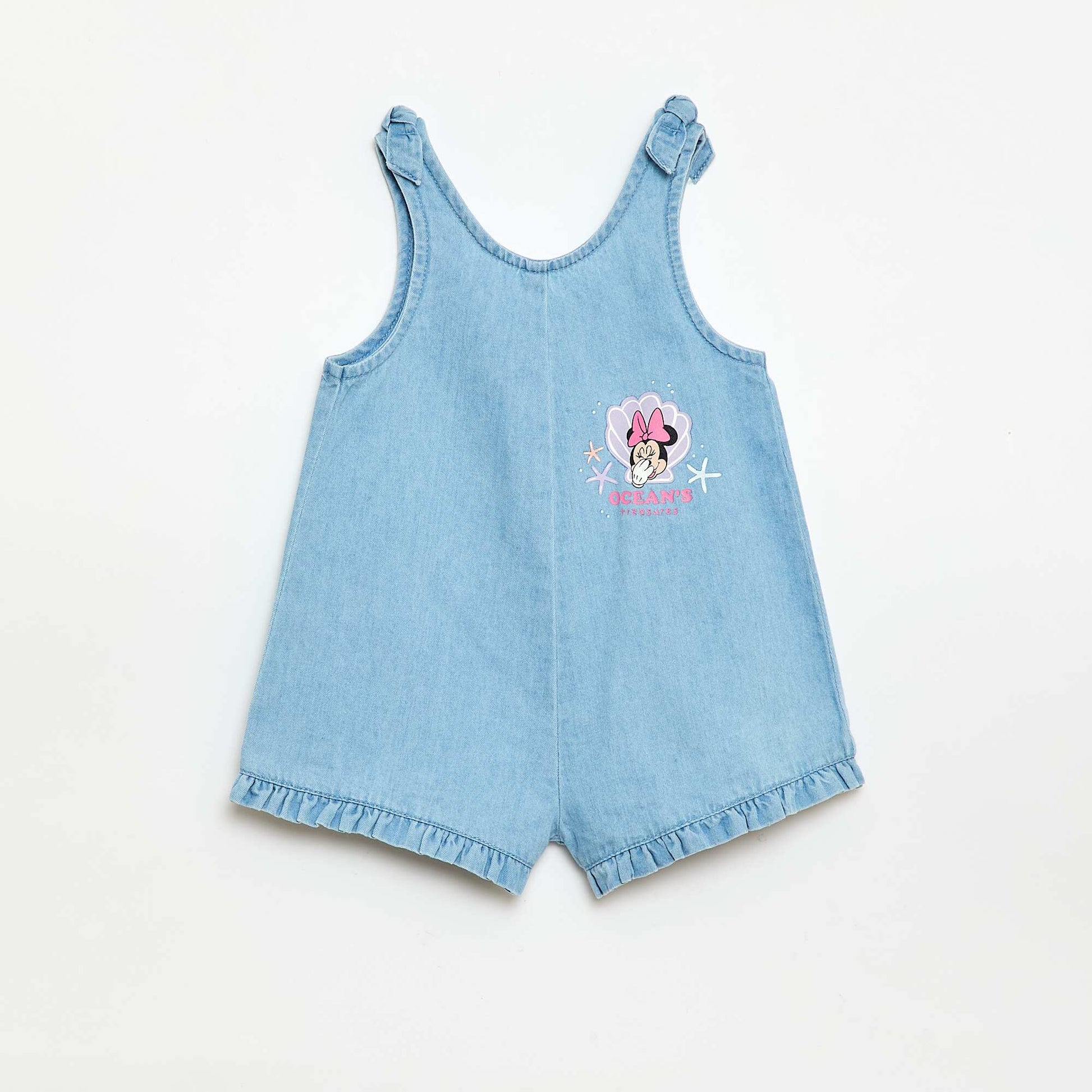 Ensemble t-shirt + combishort 'Disney' 'Mickey' BLANC