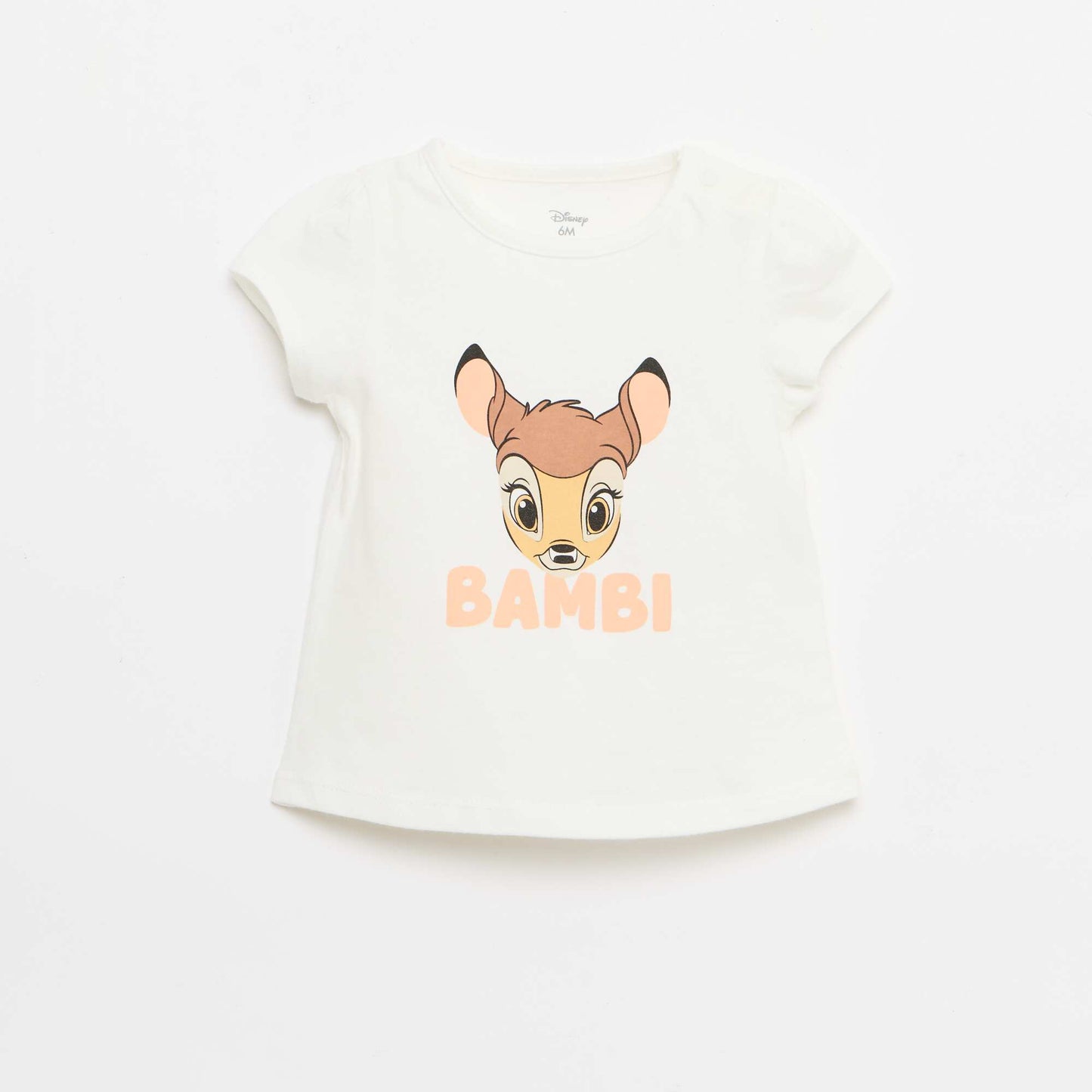 Tee-shirt print 'Disney' BLANC