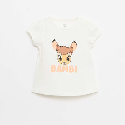 Tee-shirt print 'Disney' BLANC