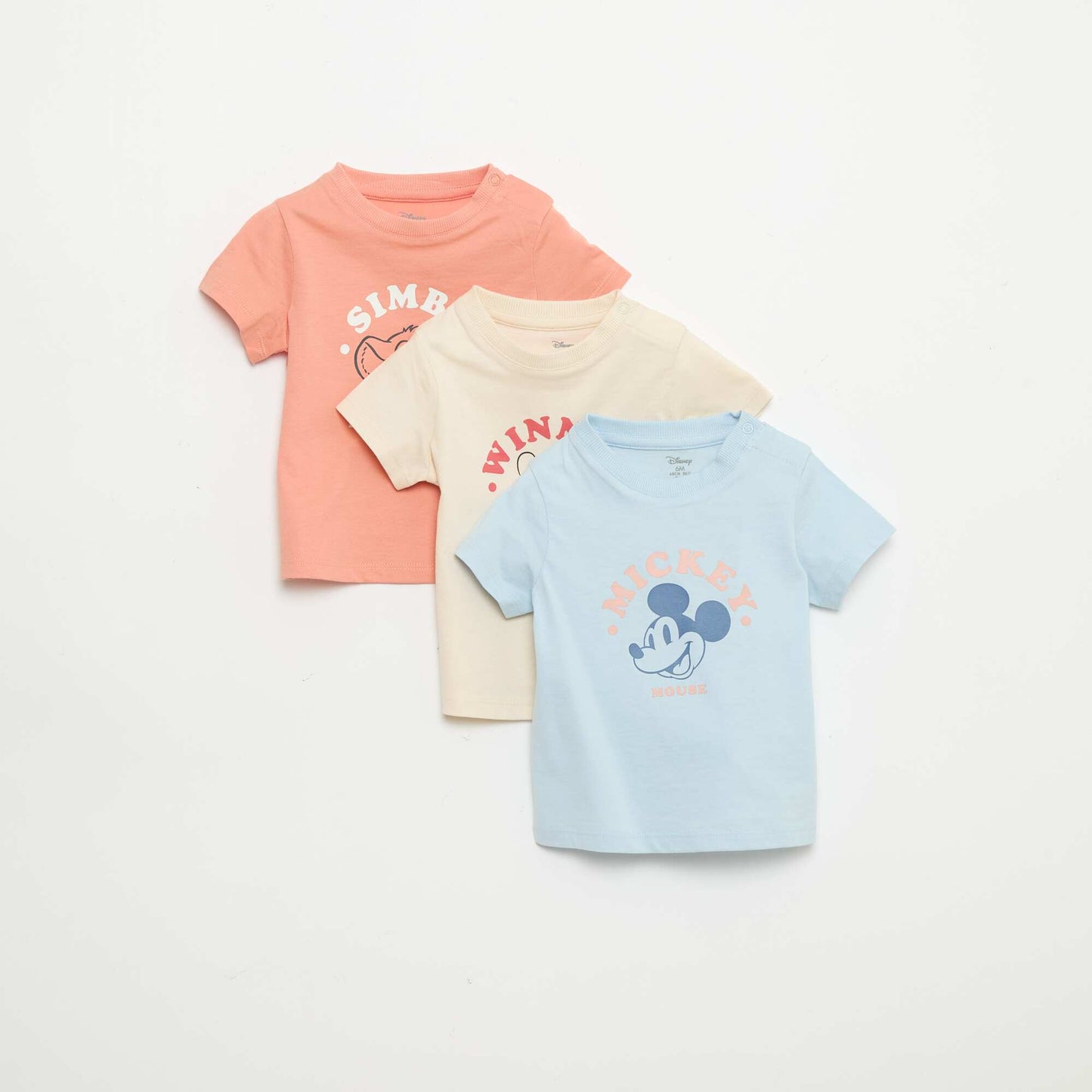 Lot de 3 T-shirts imprimés 'Disney' BLEU