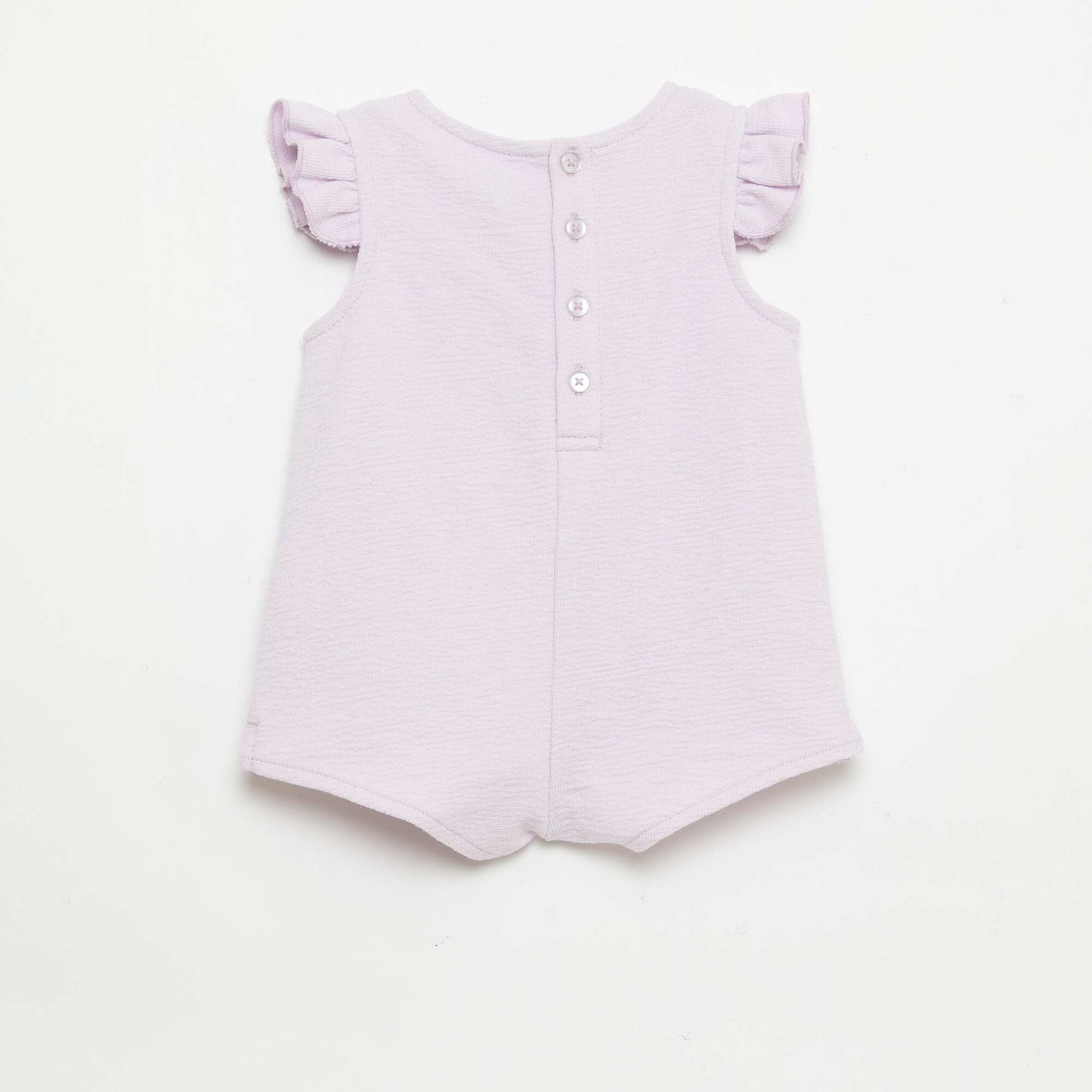 Combinaison short en baby Terry VIOLET