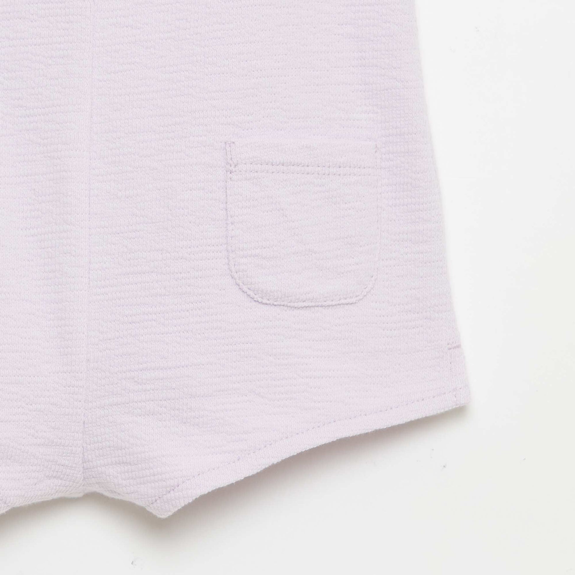 Combinaison short en baby Terry VIOLET