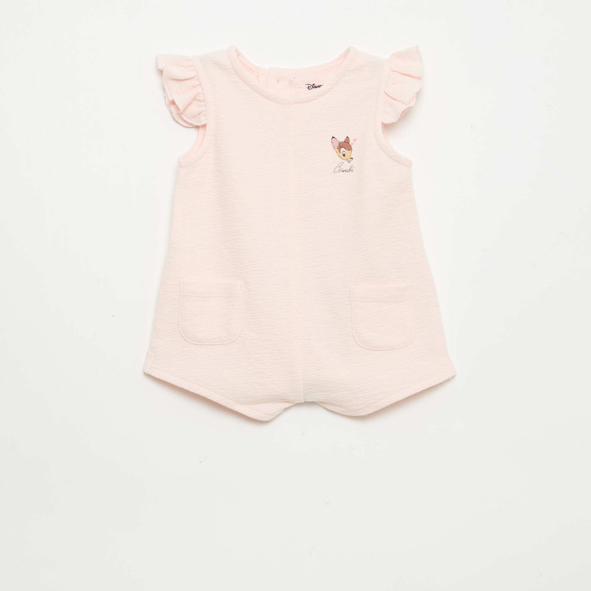 Combinaison short en baby Terry ROSE