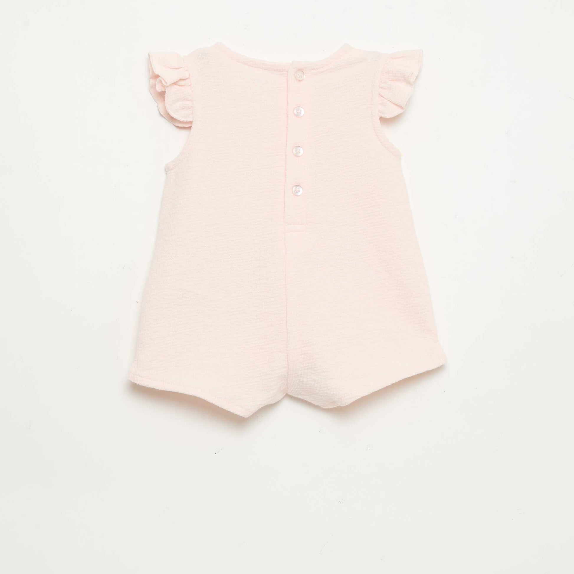 Combinaison short en baby Terry ROSE